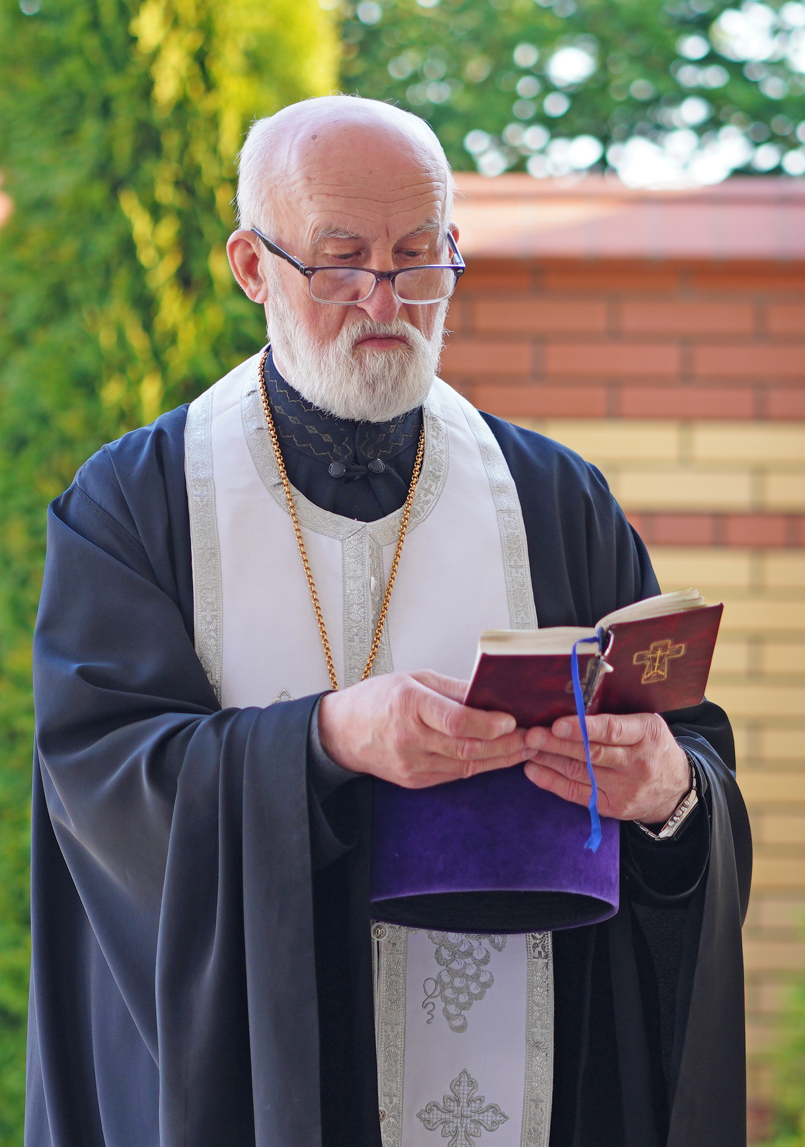 The All-Night Vigil in St. Martyr Gabriel of Zabludów church of Zwierki Convent 
