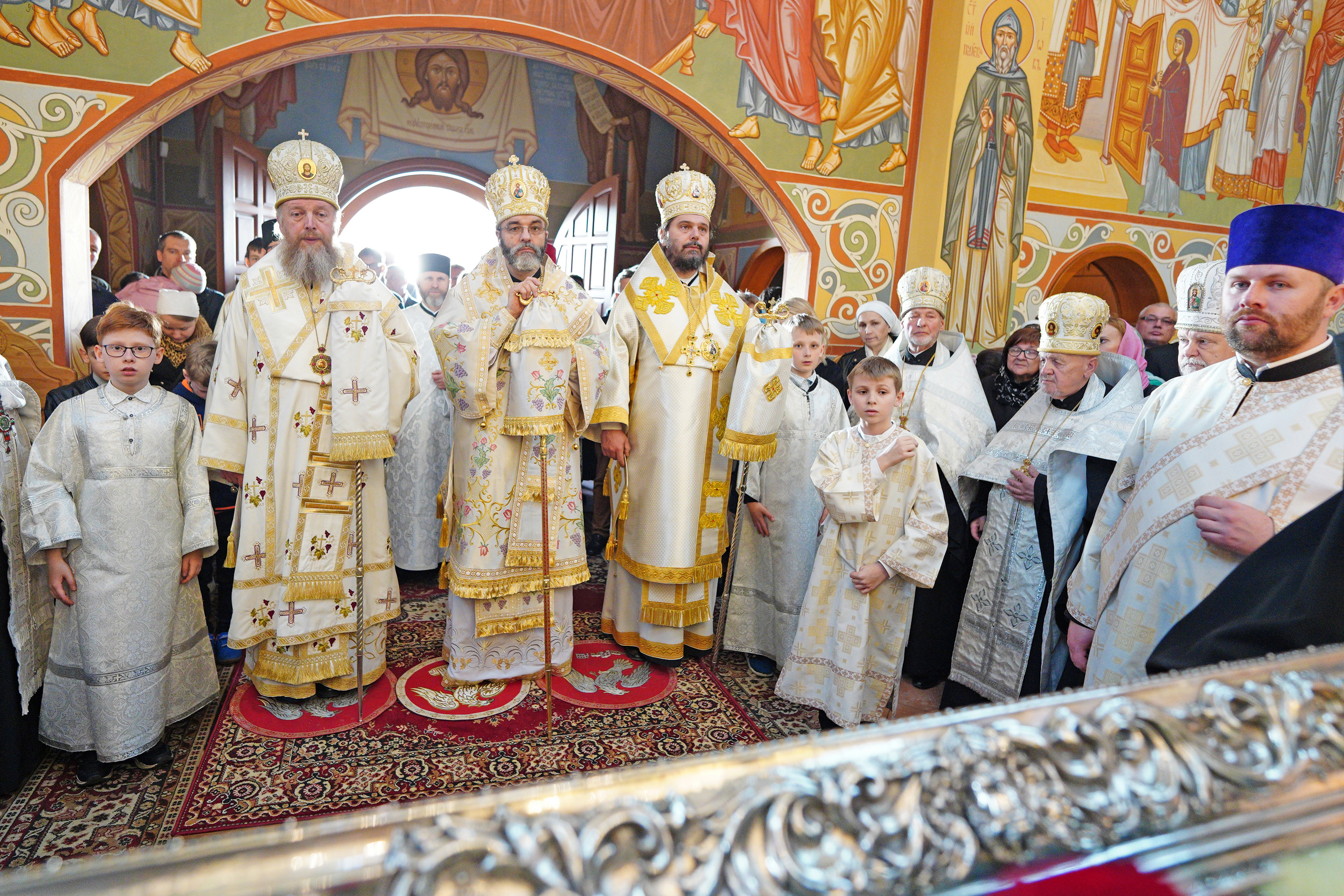 The All-Night Vigil in St. Martyr Gabriel of Zabludów church of Zwierki Convent 