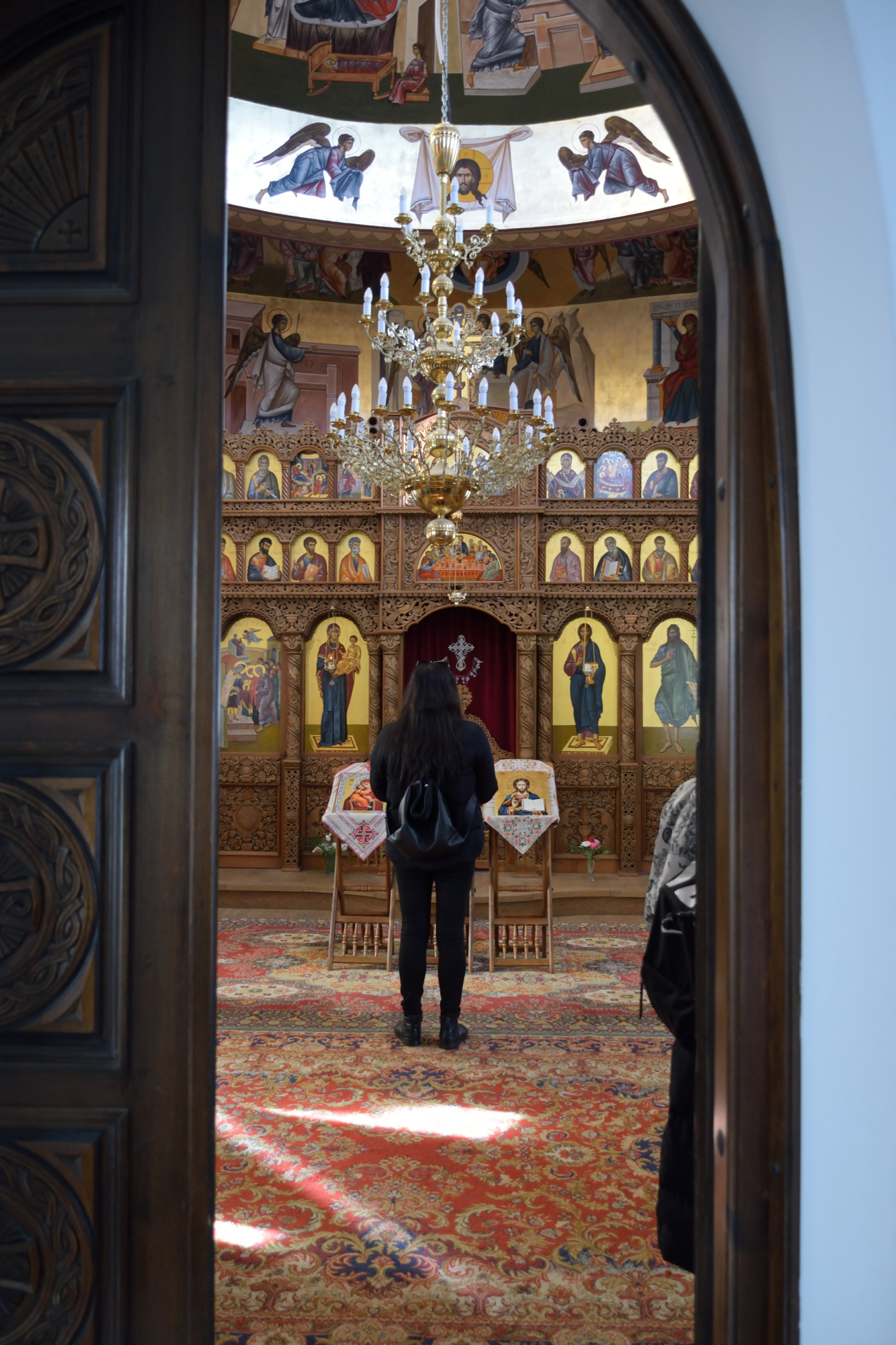 Wejście do jednej z cerkwi klisurskiego monasteru