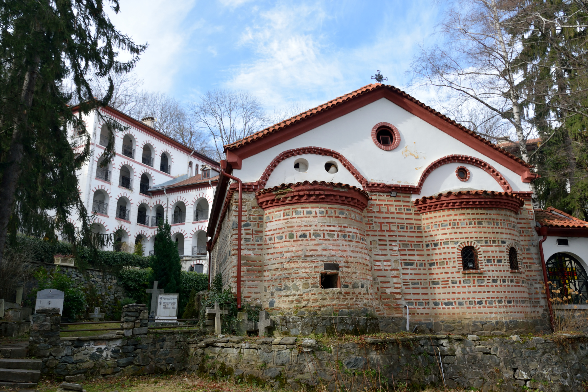 Monaster Dragalevski, styczeń 2022