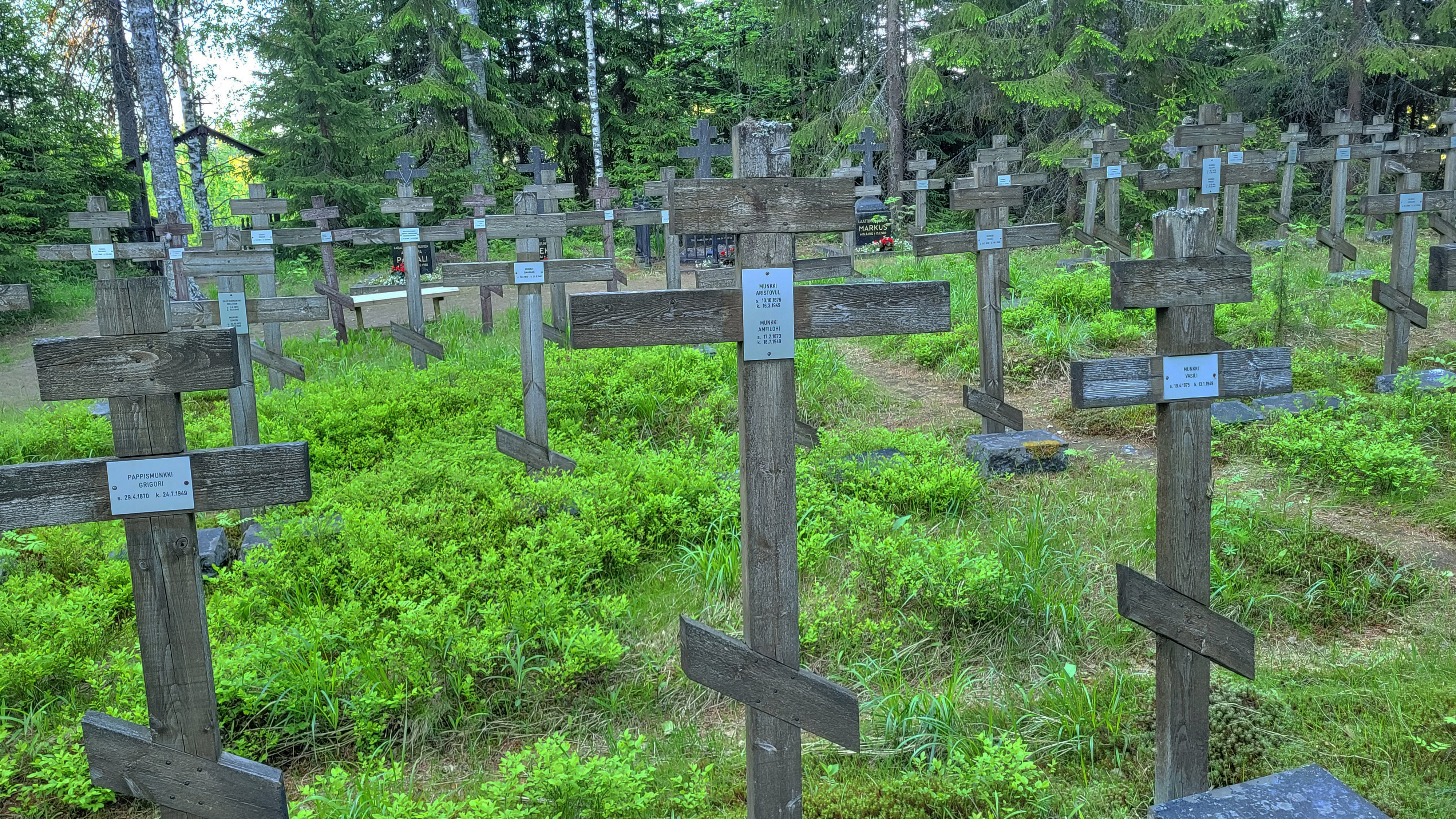 The cementary of the New Valaamo  Monastery