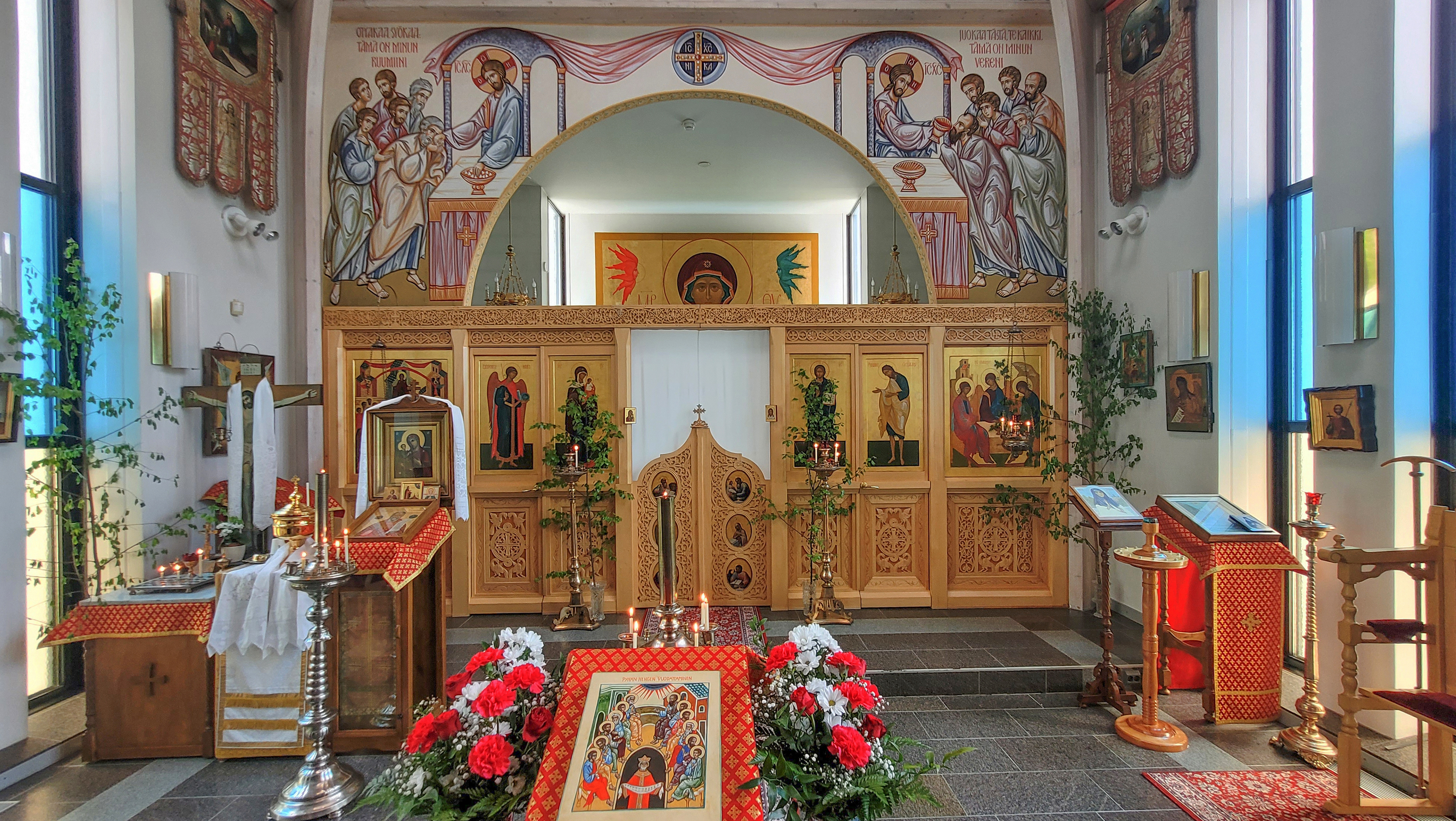 The main church of Lintula Convent
