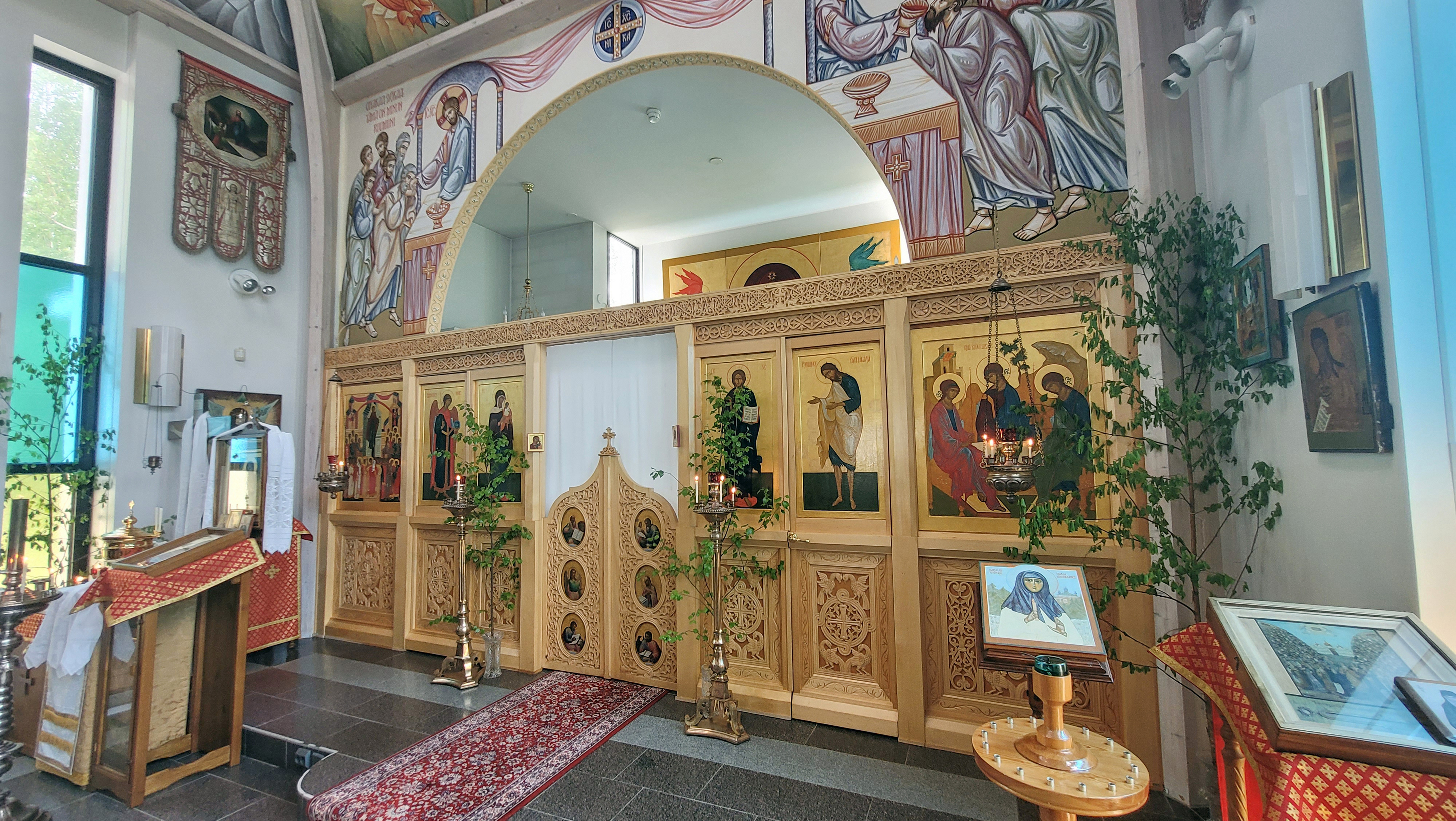 The Orthodox Convent in Lintula. The main church