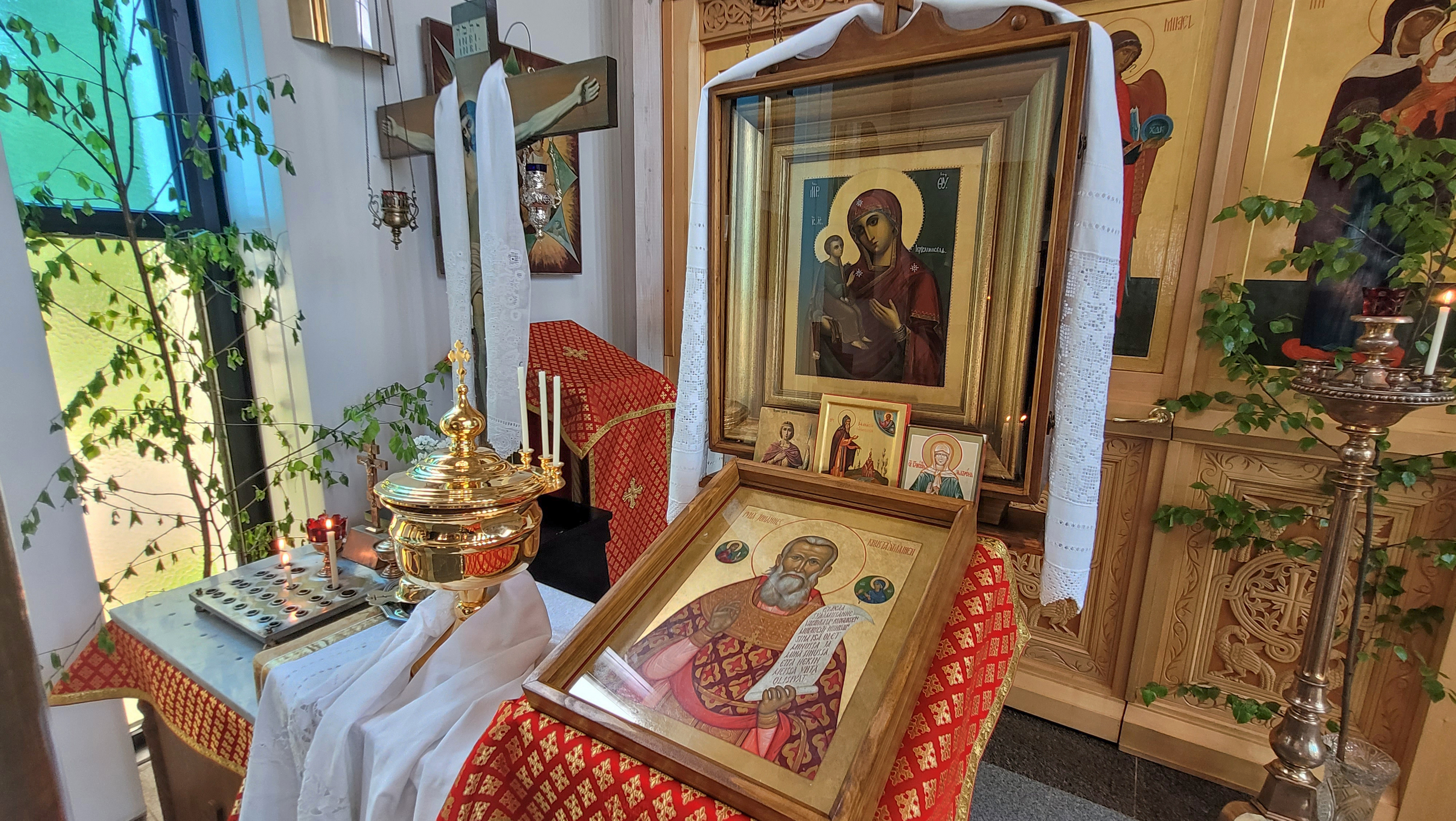 The Orthodox Convent in Lintula. The main church