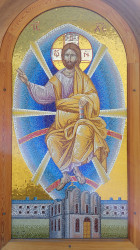 jarek 
Mosaic in front of Seminarian church in Joensuu  
2022-06-16 12:54:20