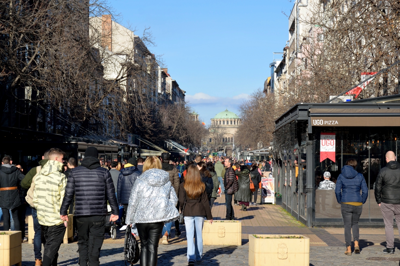Cerkiew Świętej Niedzieli i bulewar Witosza, Sofia 2022