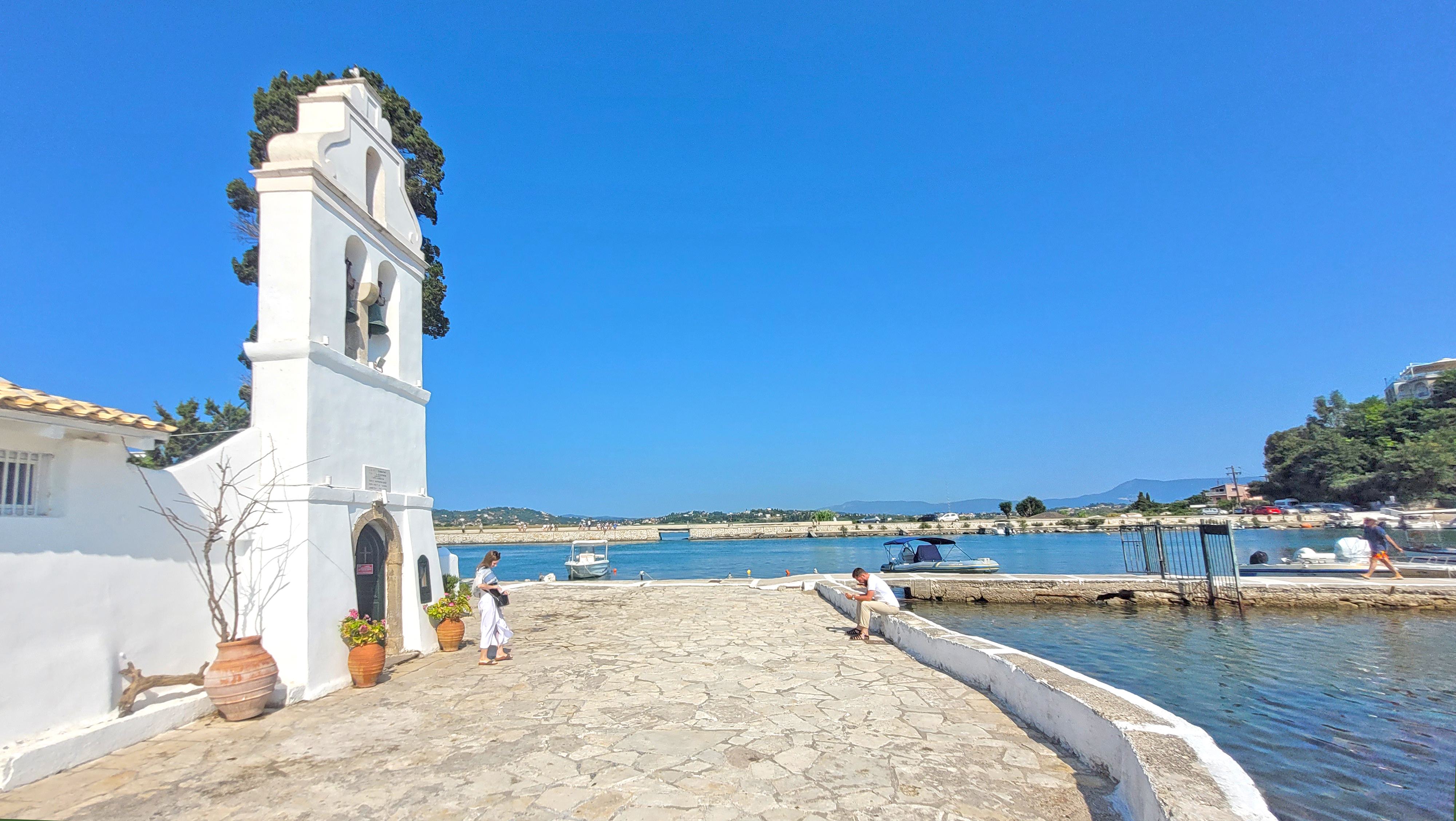 Vlacherna Monastery in Corfu