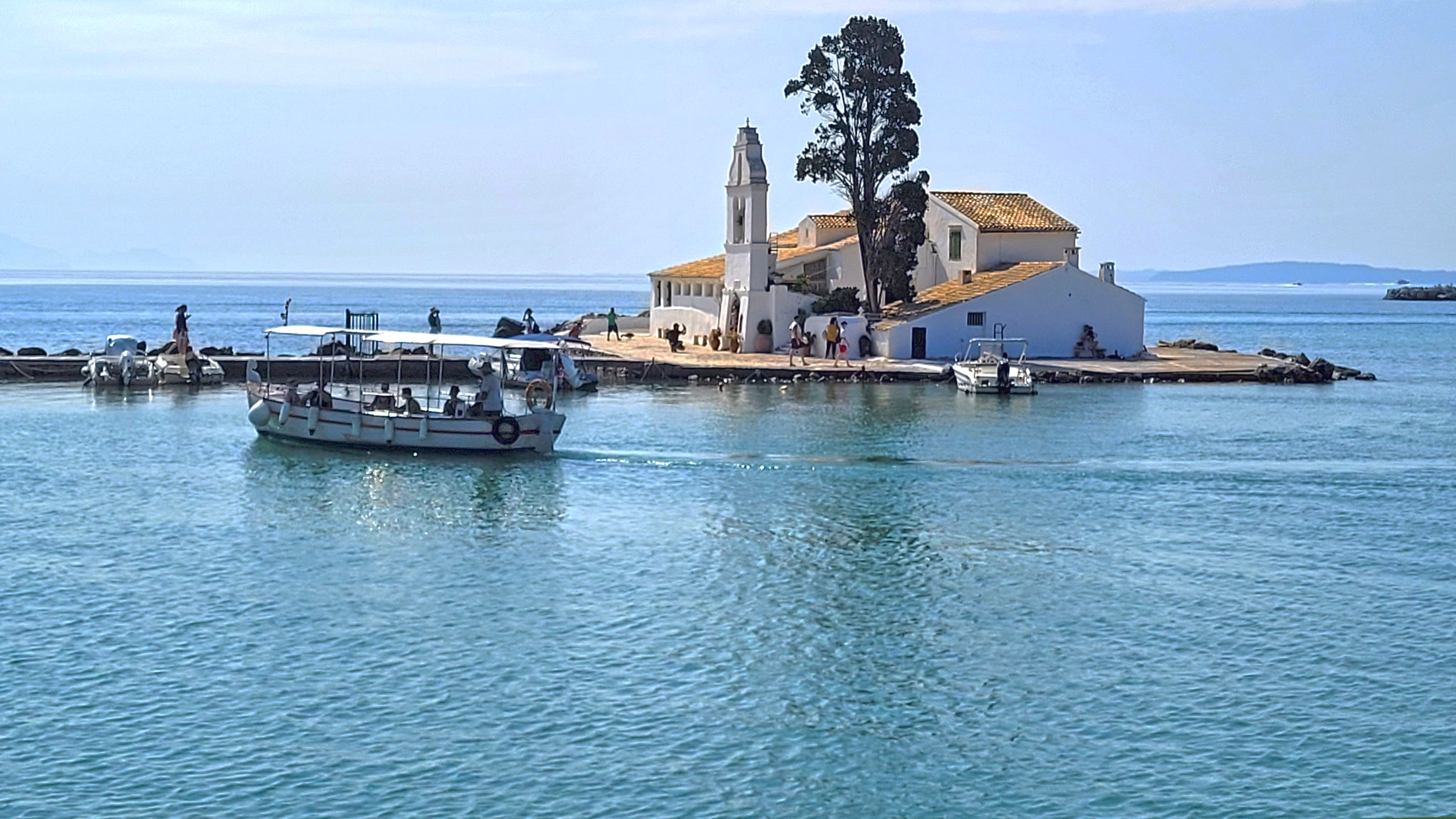 Vlacherna Monastery in Corfu