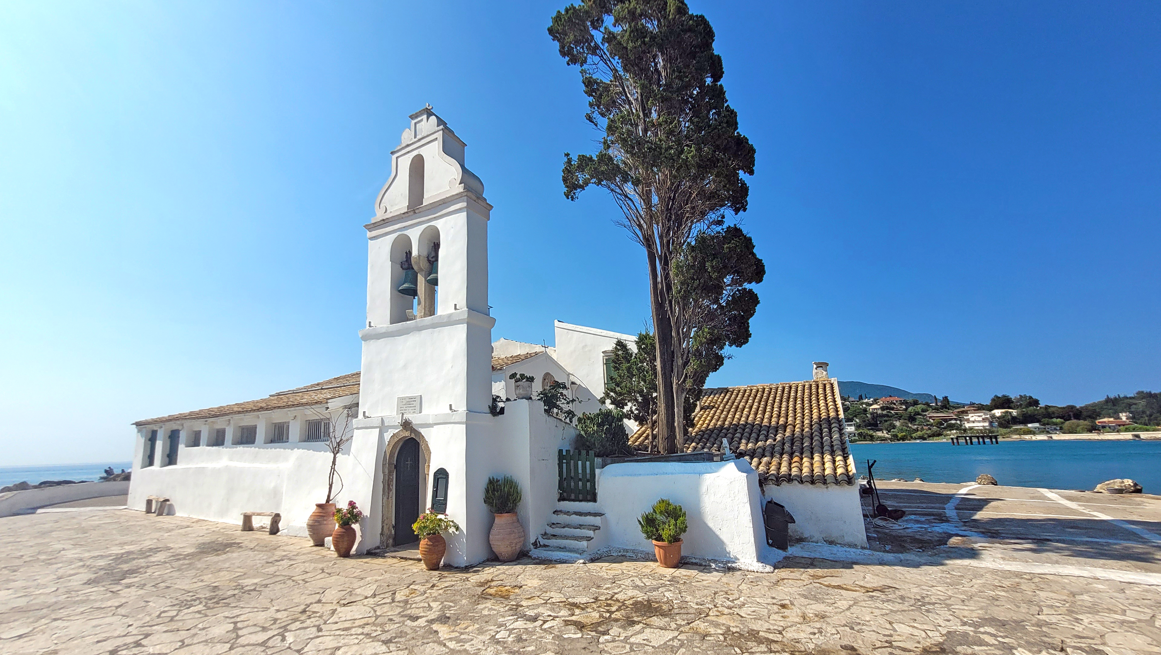 Vlacherna Monastery in Corfu