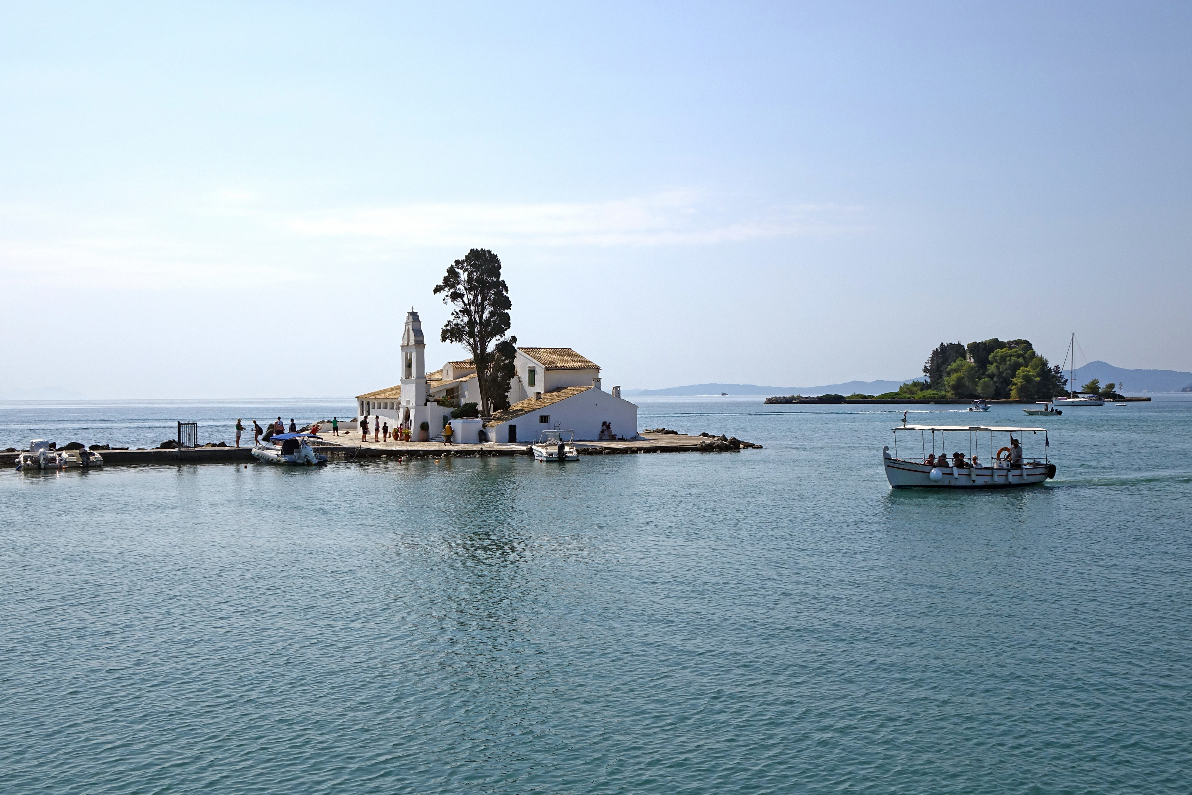 Vlacherna Monastery in Corfu