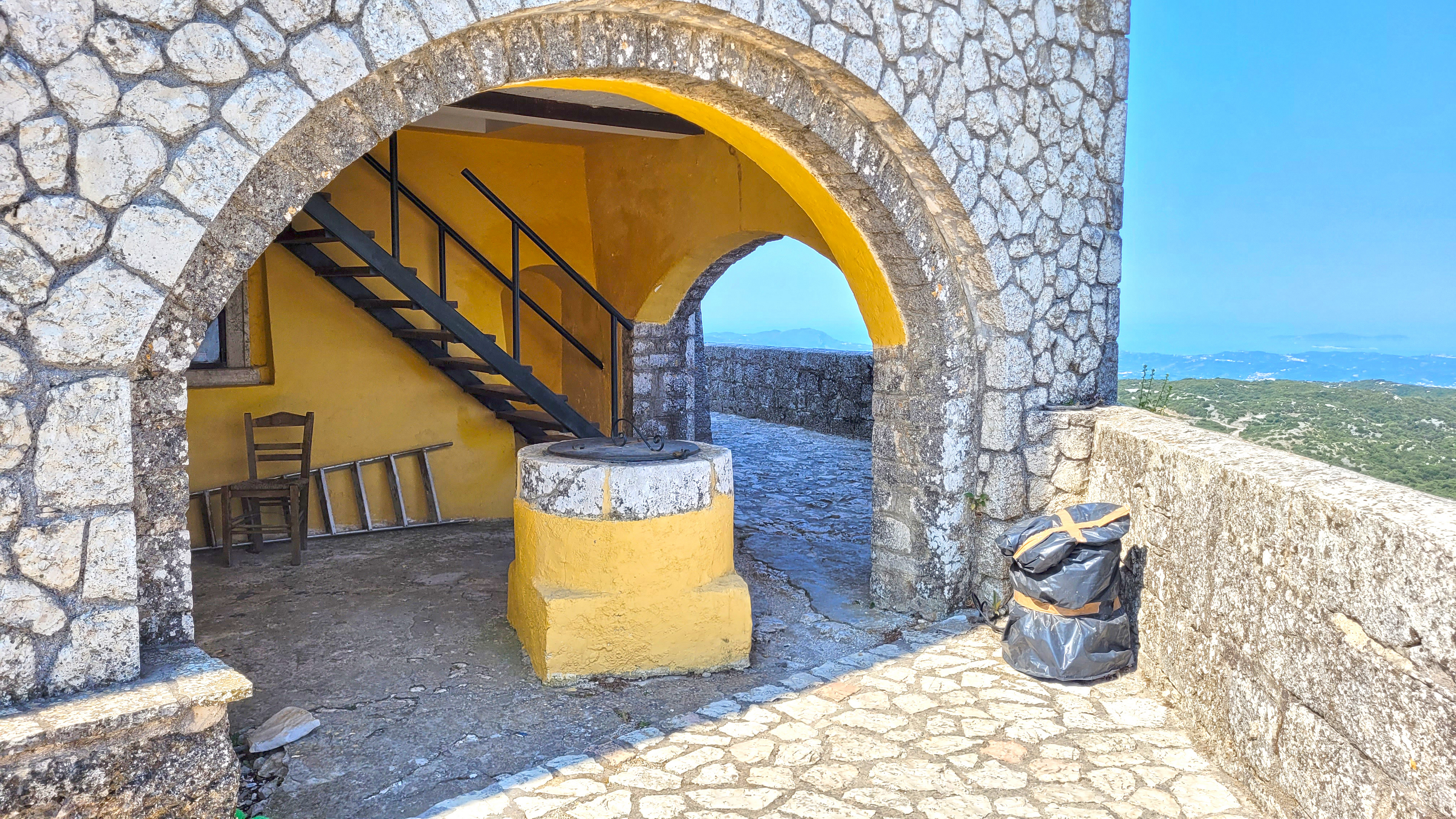 Pantokrator Monastery in Corfu