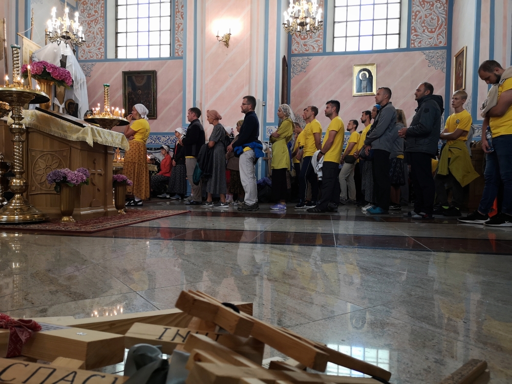Boska Liturgia warszawskiej pielgrzymki w Drohiczynie 2021