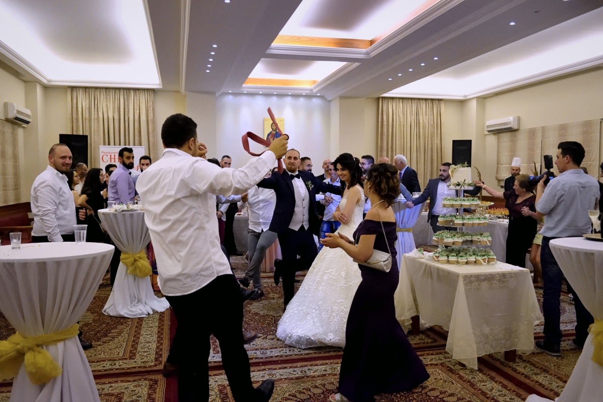 Arab Orthodox wedding reception 