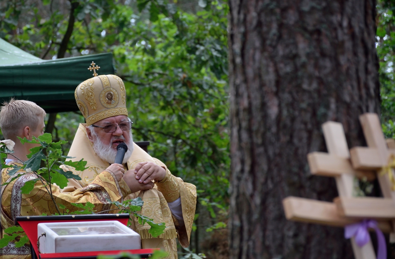 Kazanie bpa Warsonofiusza - leśna Liturgia warszawskiej pielgrzymki 2022