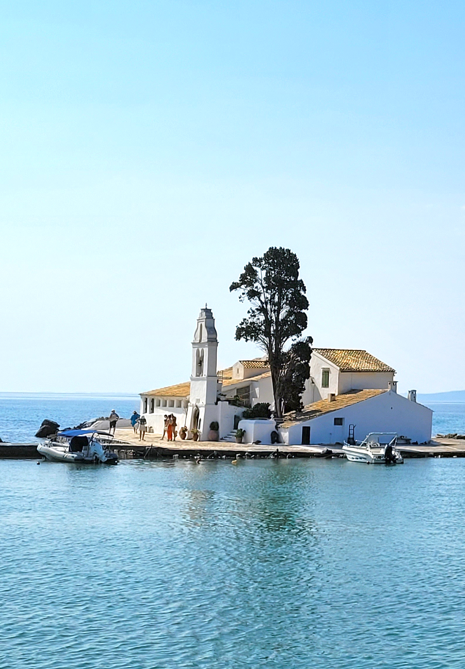 Vlacherna Monastery in Corfu