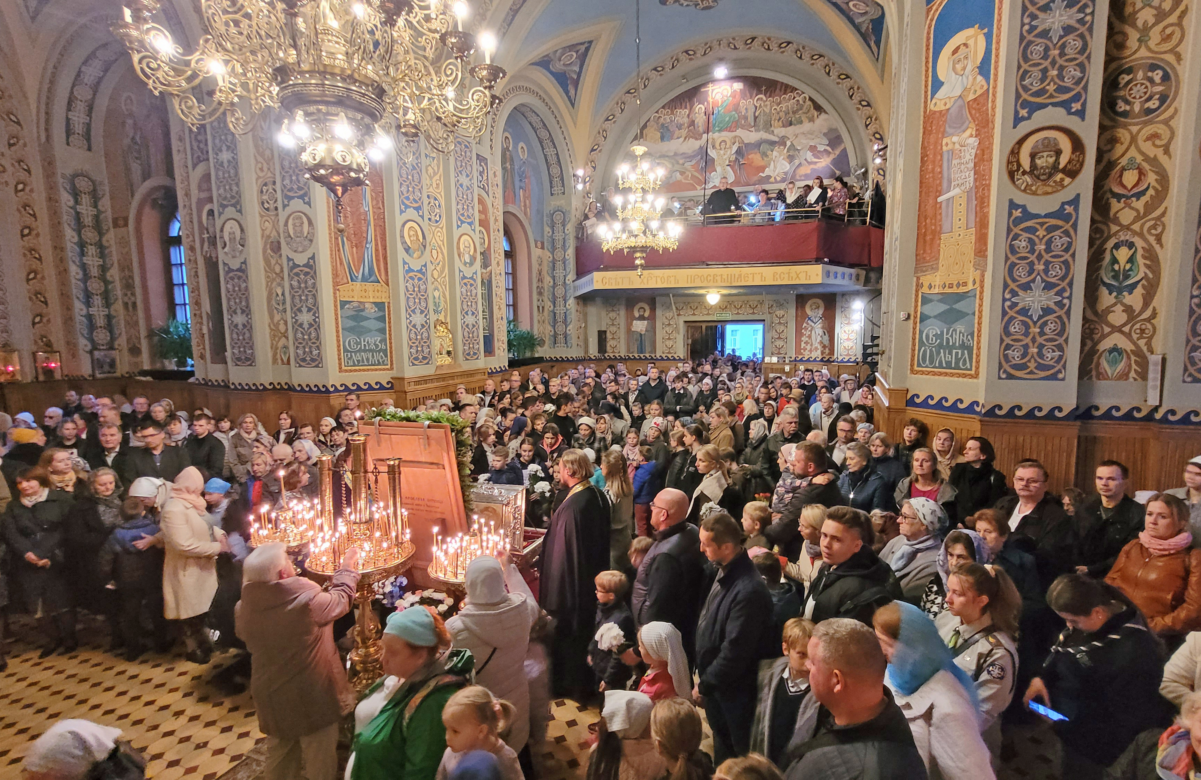 St. Martyr Gabriel feast in St. Nicholas Cathedral in Białystok