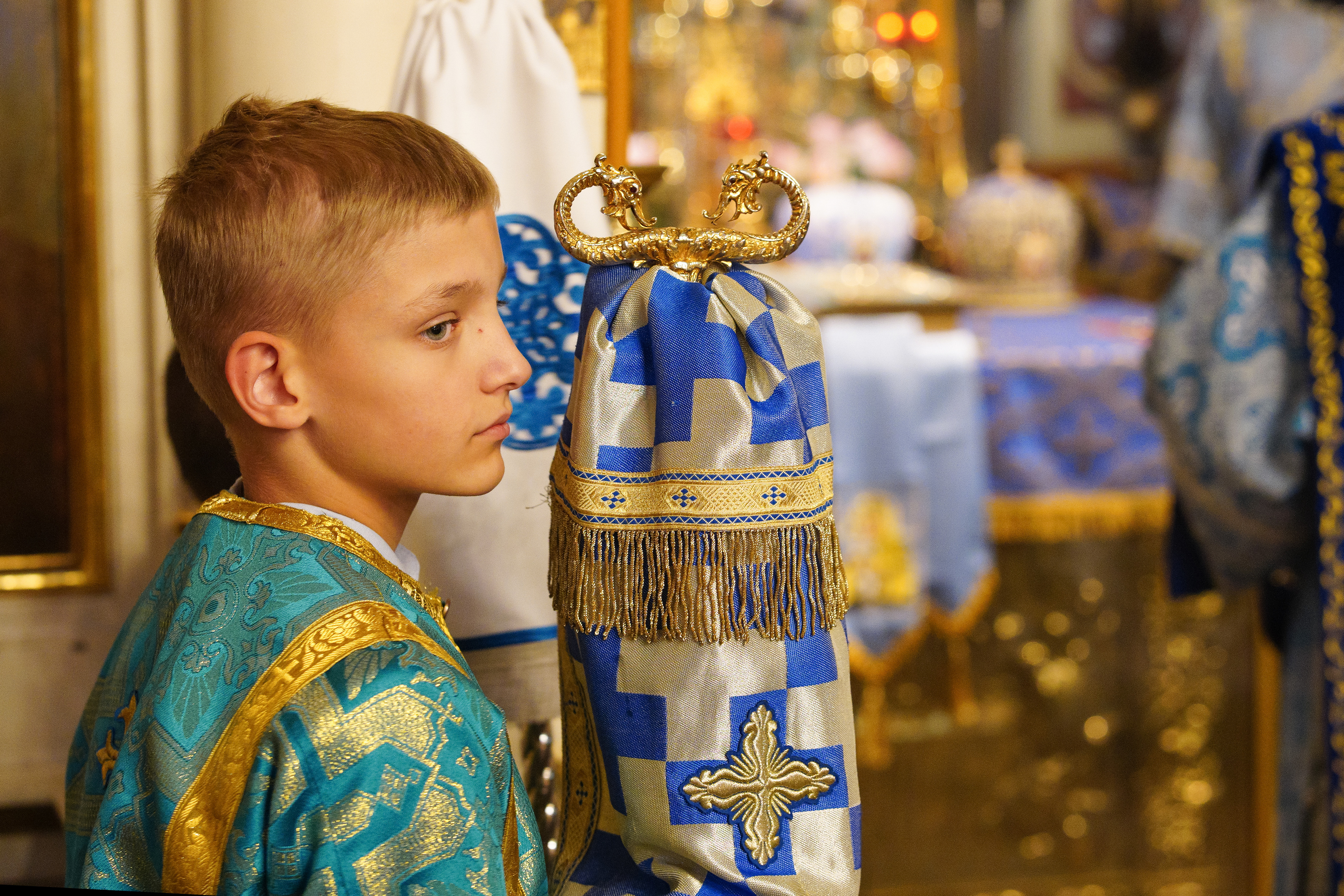 St. Martyr Gabriel feast in St. Nicholas Cathedral in Białystok