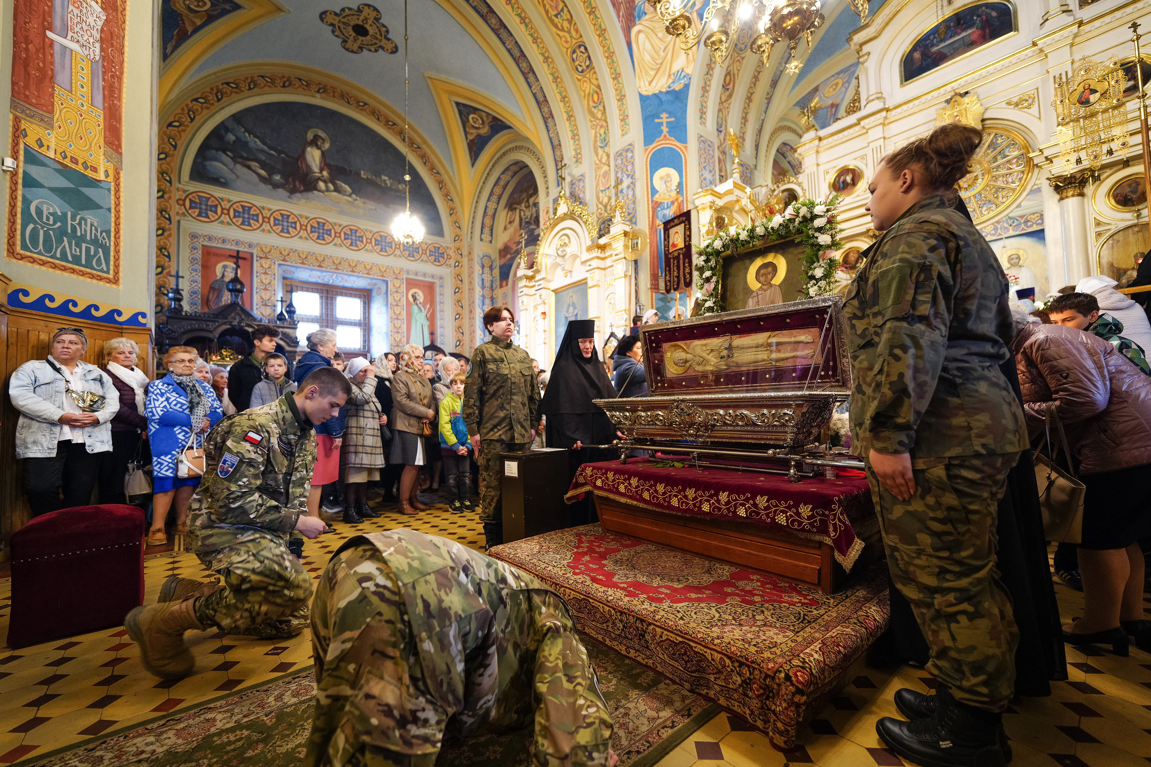 St. Martyr Gabriel feast in St. Nicholas Cathedral in Białystok