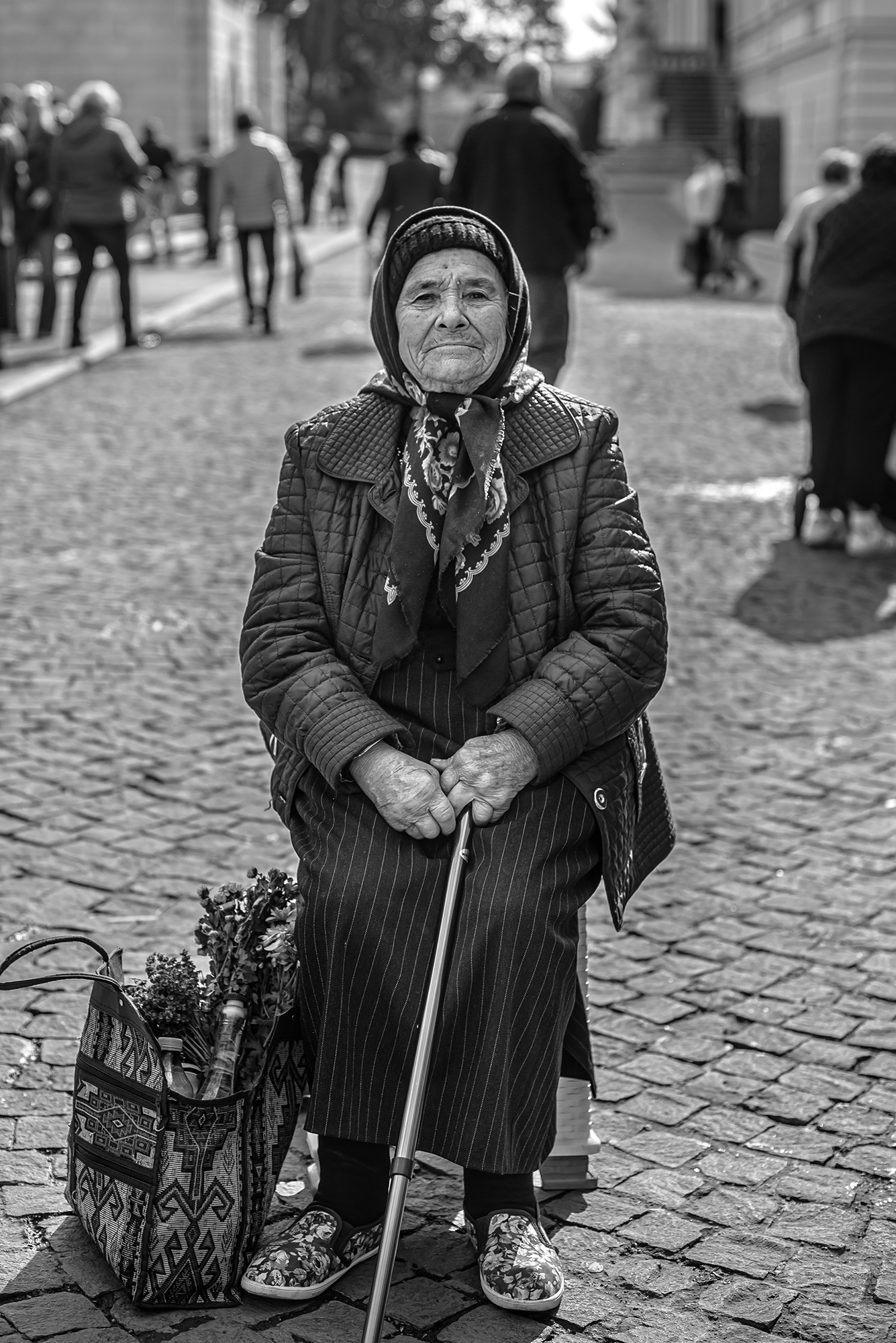 Pilgrim at Saint Parascheva, Iasi, Romania, 12.10.2022