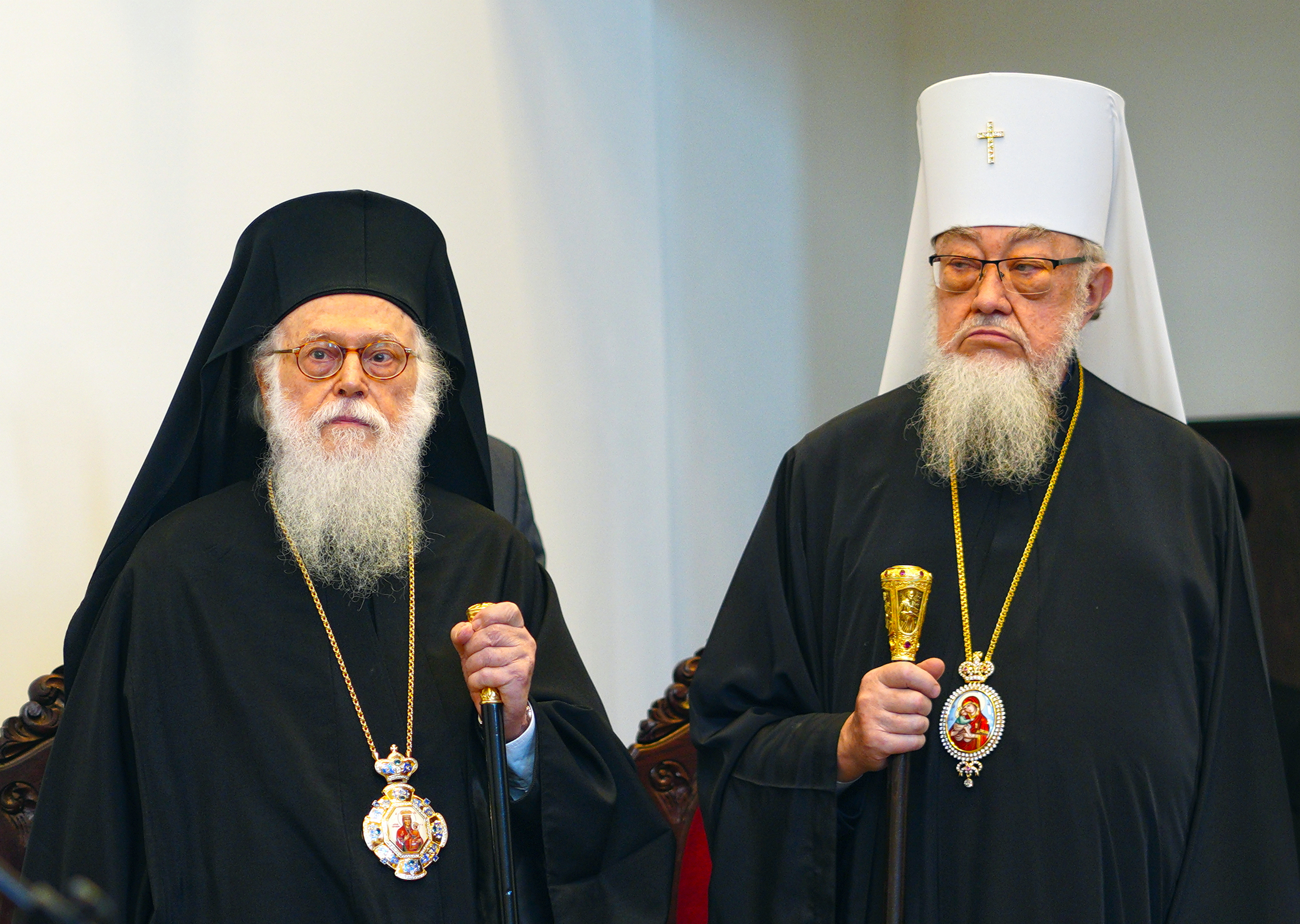 The ceremont of granting to archbishop Anastasios of Tirana and All Albania honorable doctorate 