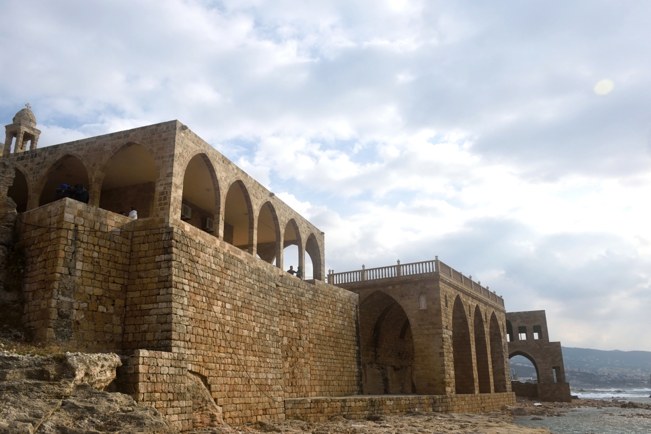 Cerkiew Sajjidat al-Bahr, 2018, widok od strony morza