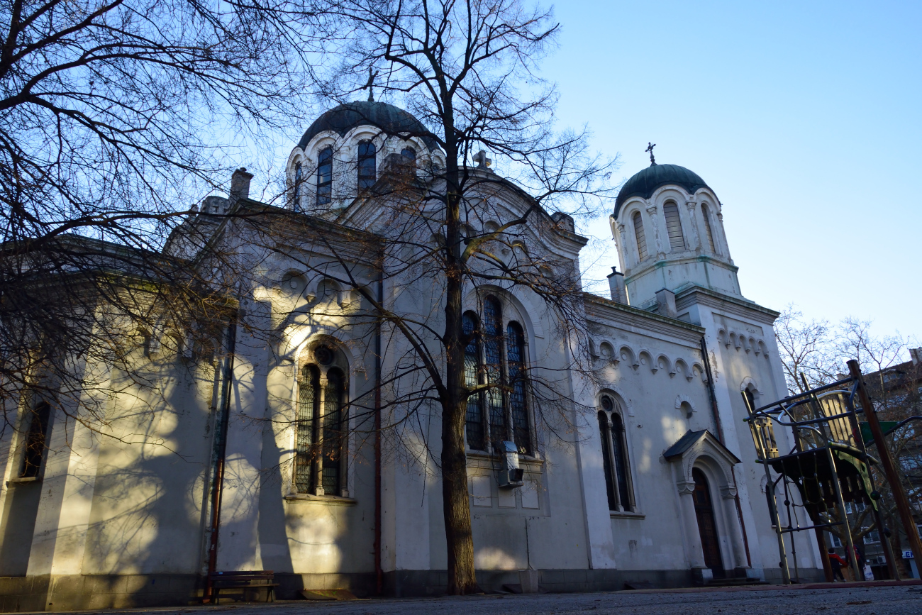 Sofisjka cerkiew św. Jerzego na uboczu, styczeń 2022