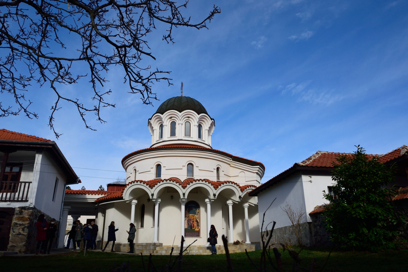 Nowa cerkiew klisurskiego monasteru, styczeń 2022