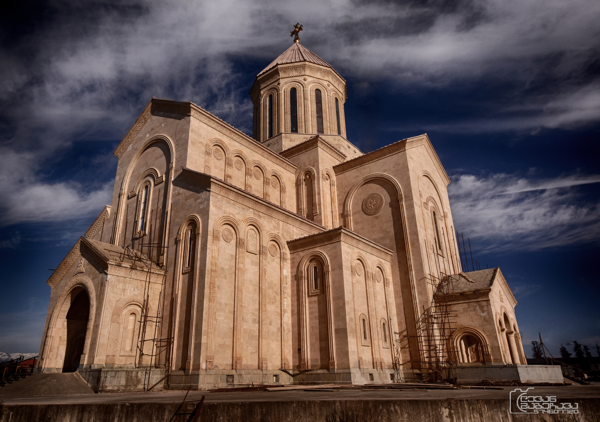 The Orthodox church in Zugdidi. Georgia