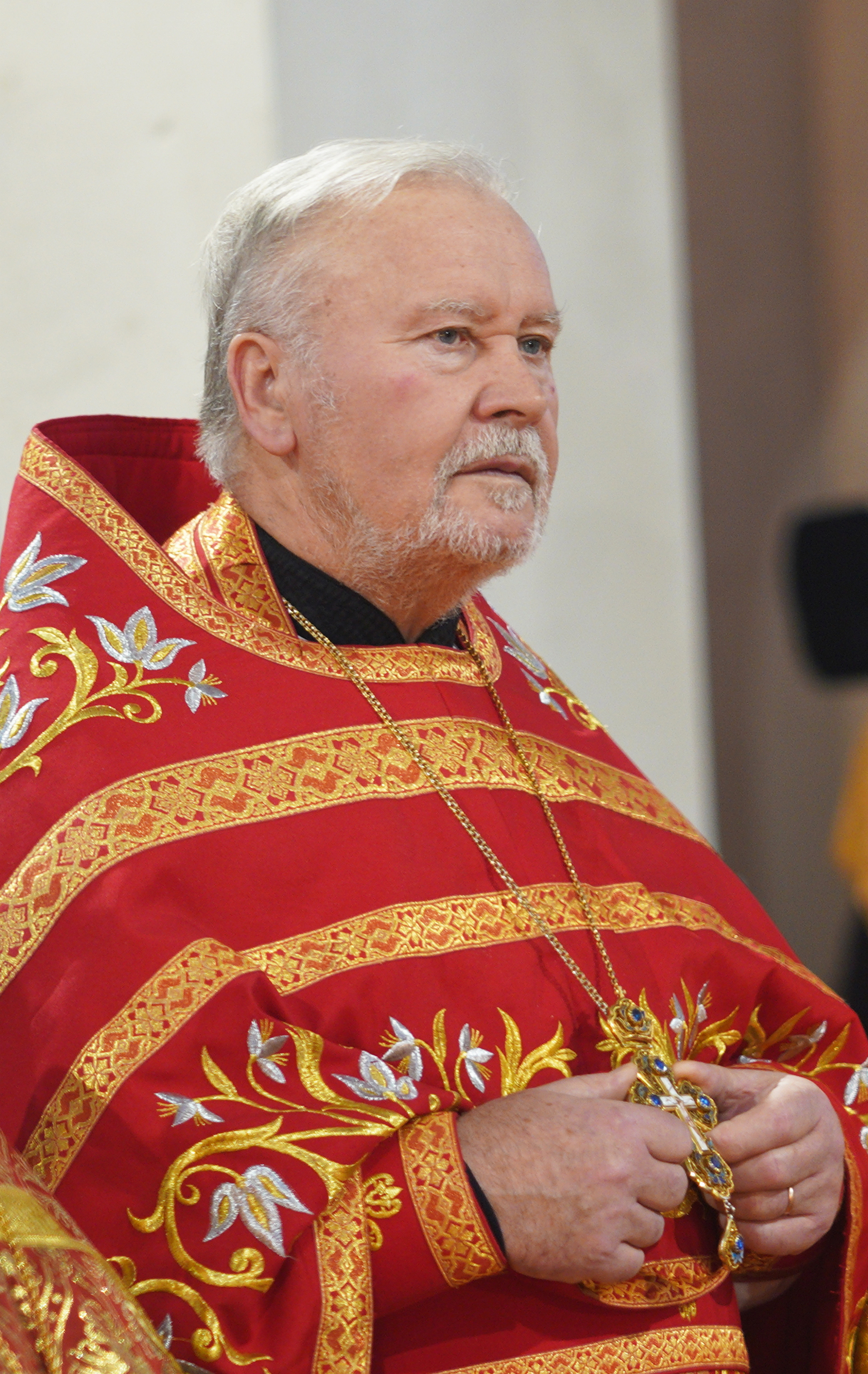 The first Divine Liturgy in St. Martyr Gregory Peradze church in Białystok