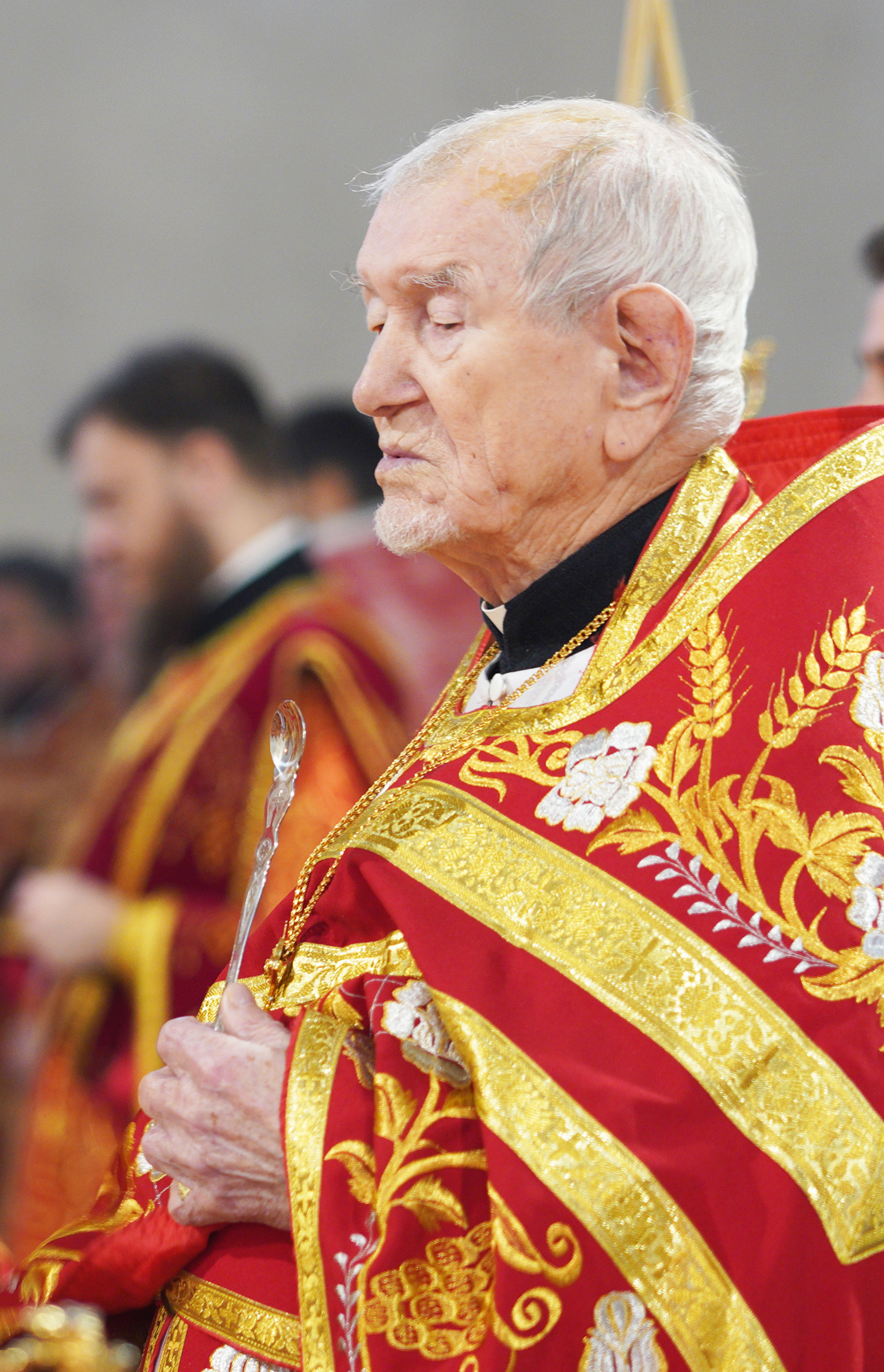The first Divine Liturgy in St. Martyr Gregory Peradze church in Białystok