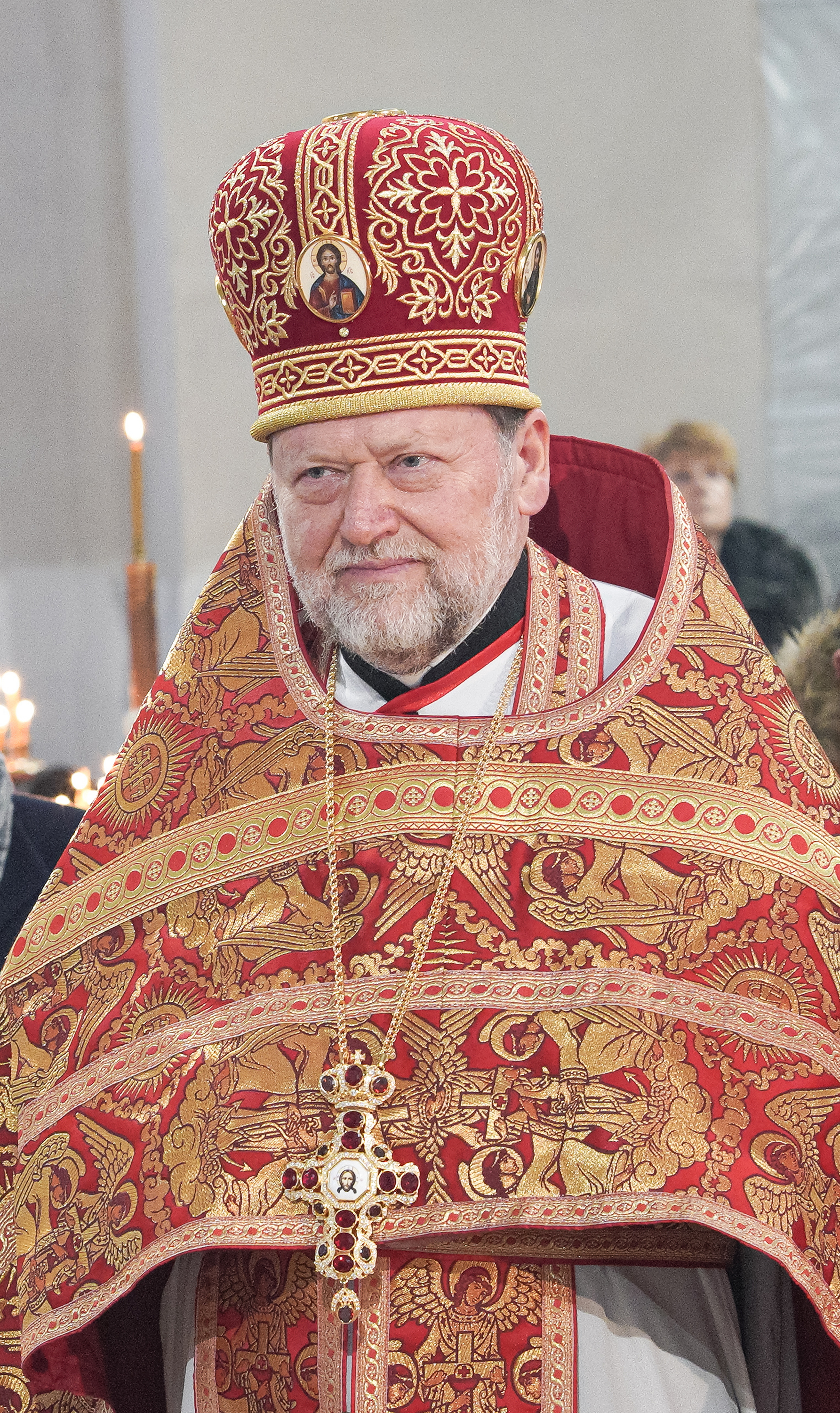 The first Divine Liturgy in St. Martyr Gregory Peradze church in Białystok