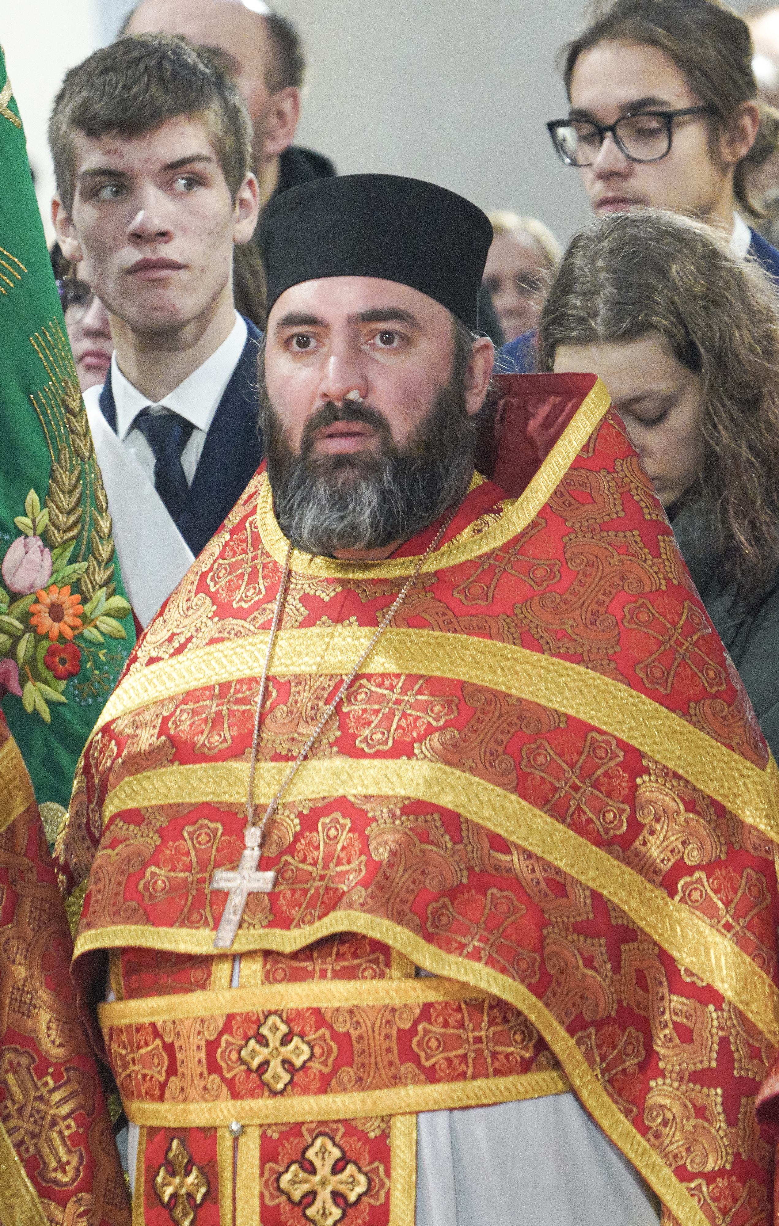 The first Divine Liturgy in St. Martyr Gregory Peradze church in Białystok