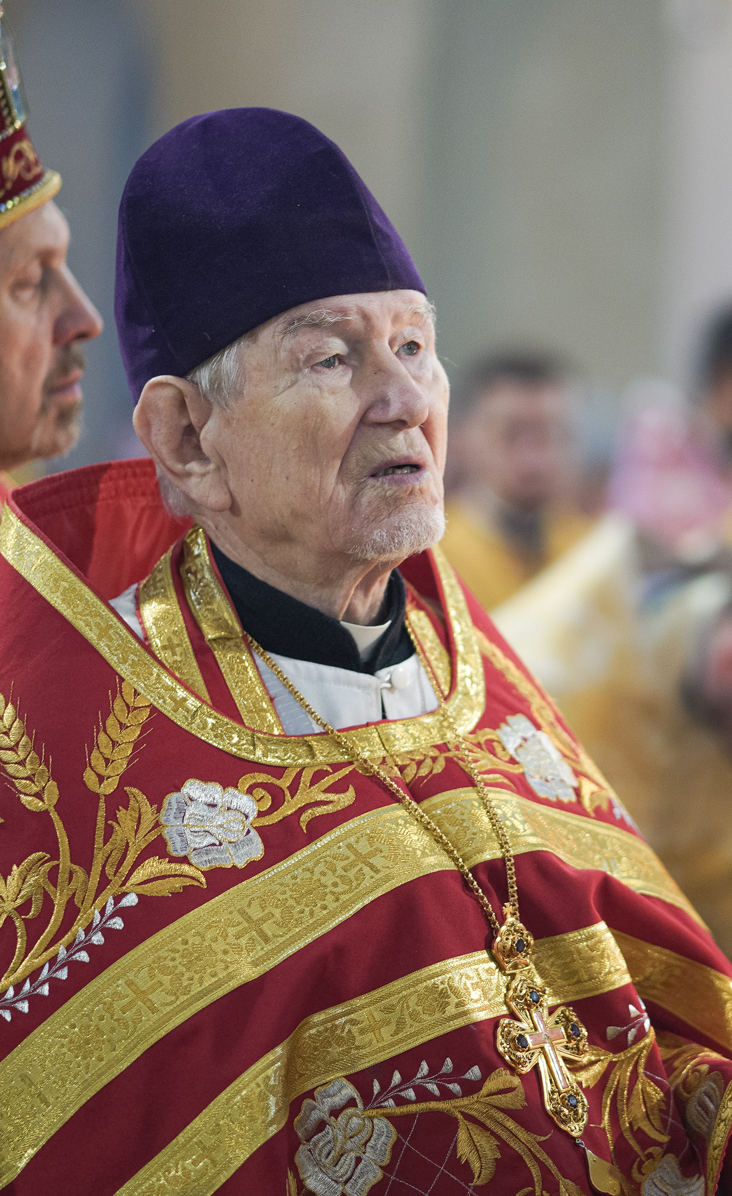 The first Divine Liturgy in St. Martyr Gregory Peradze church in Białystok