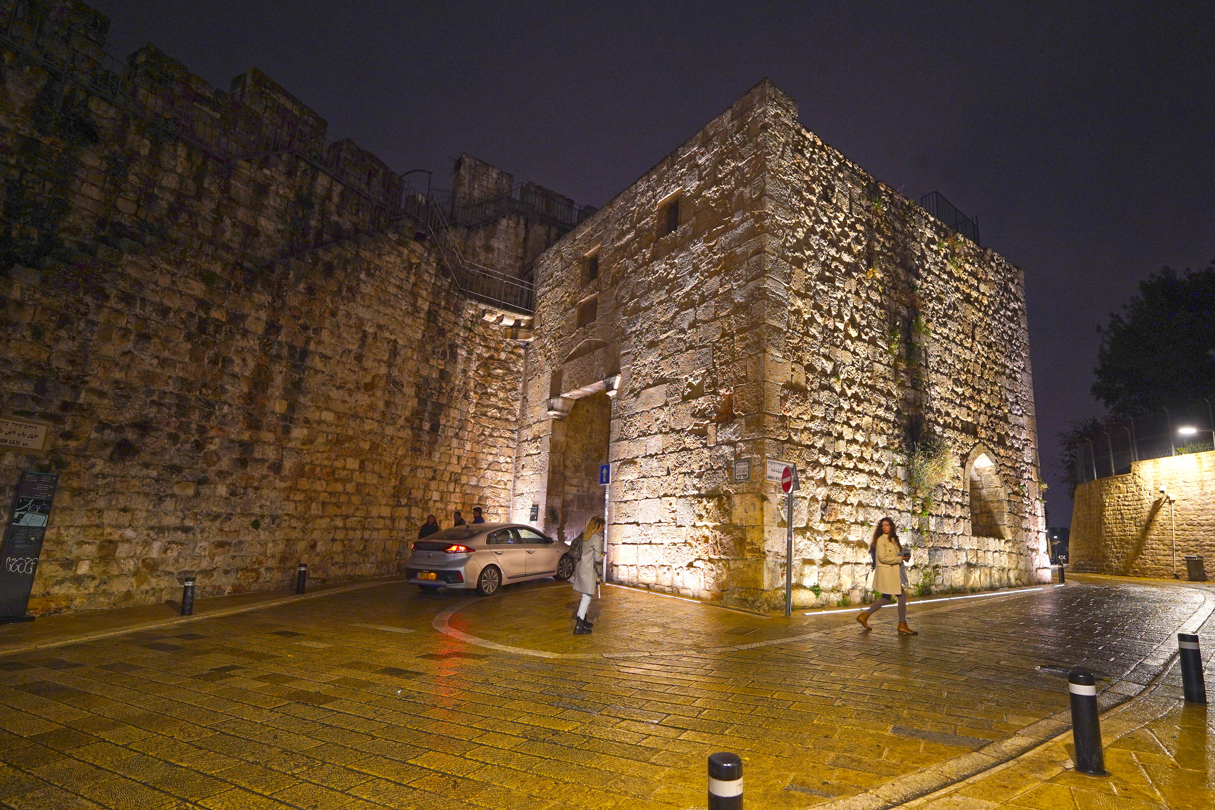 Sion Gate in Jerusalem