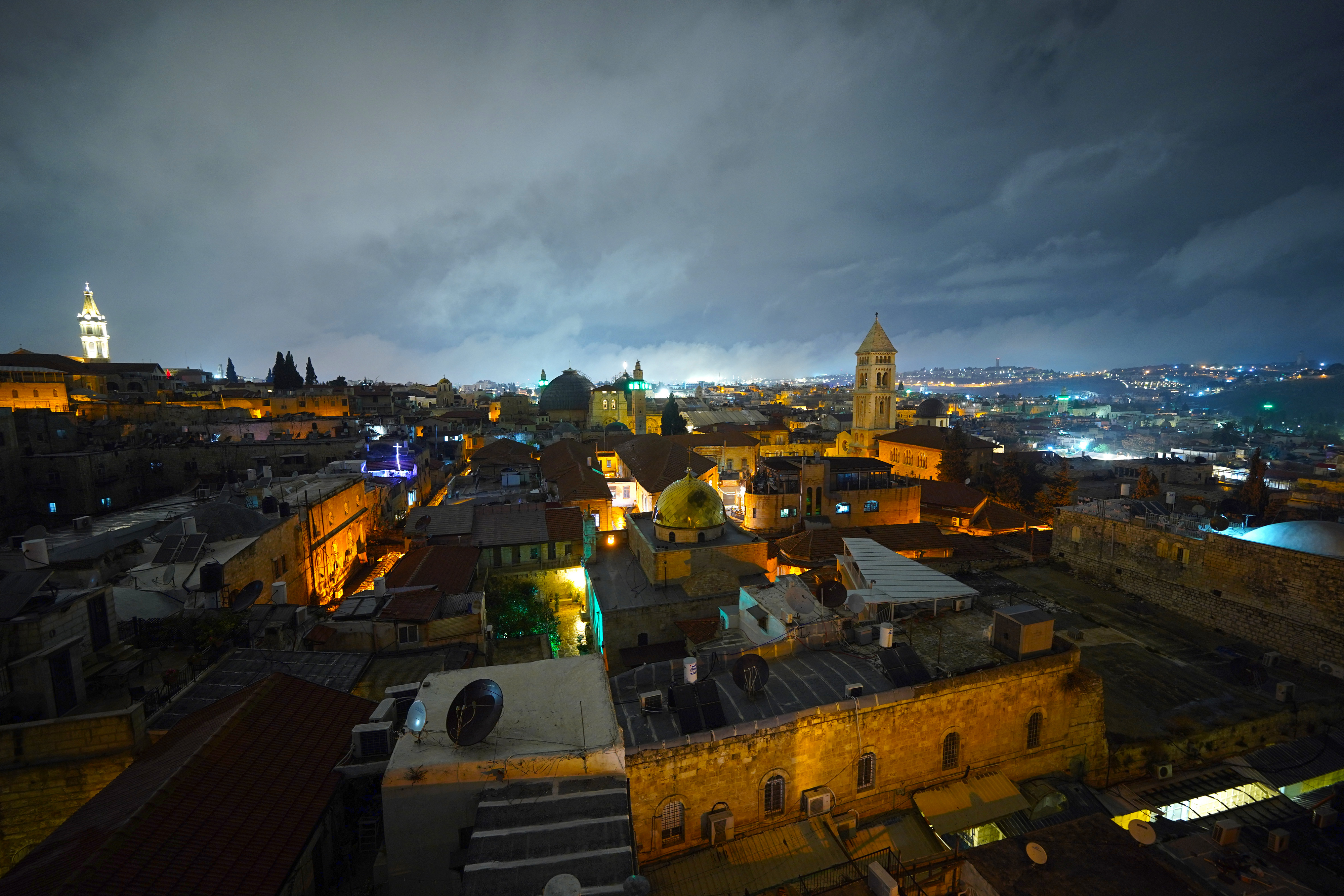 Jerusalem by night
