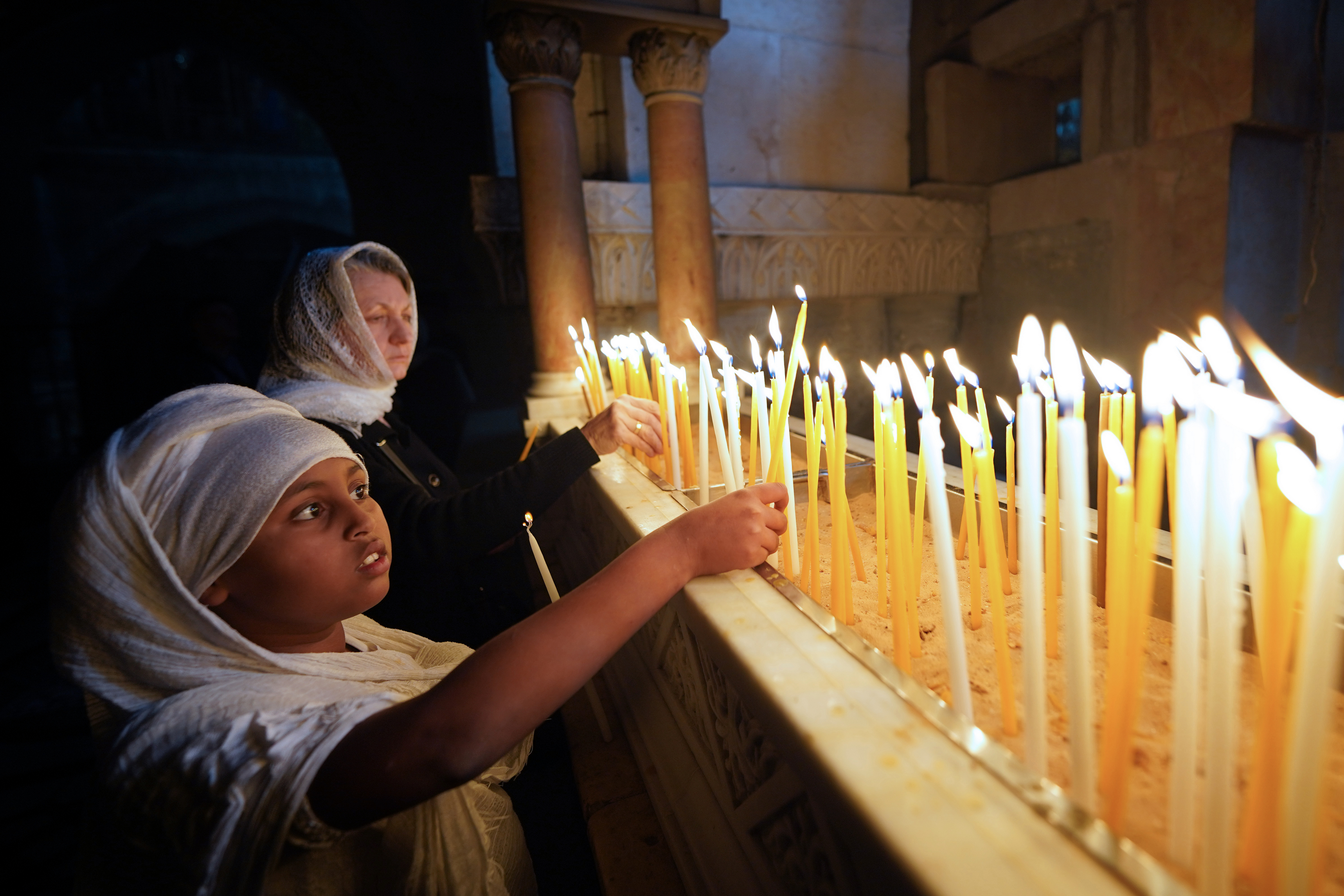 In the Holy Sepulchre church