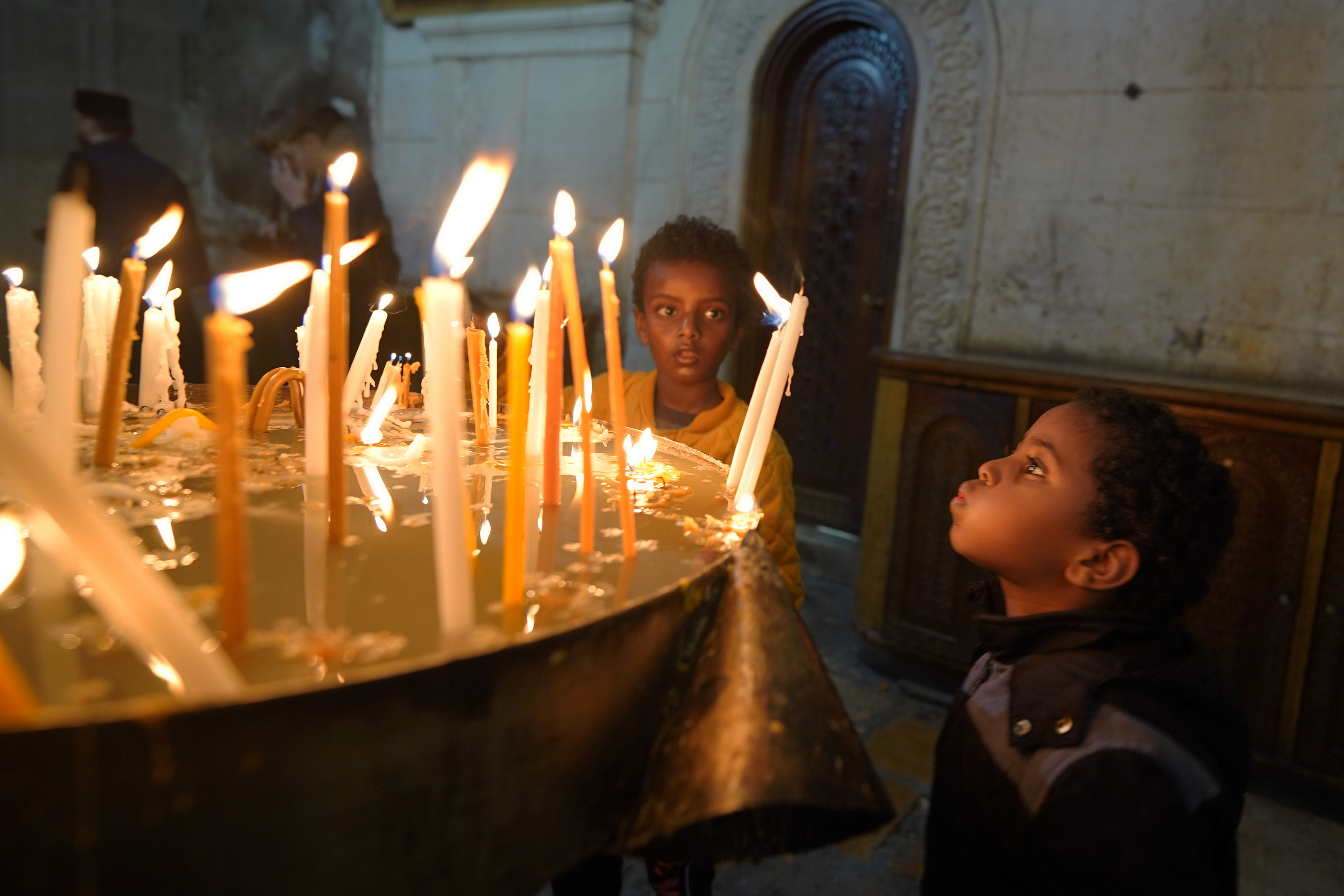 In the Holy Sepulchre church