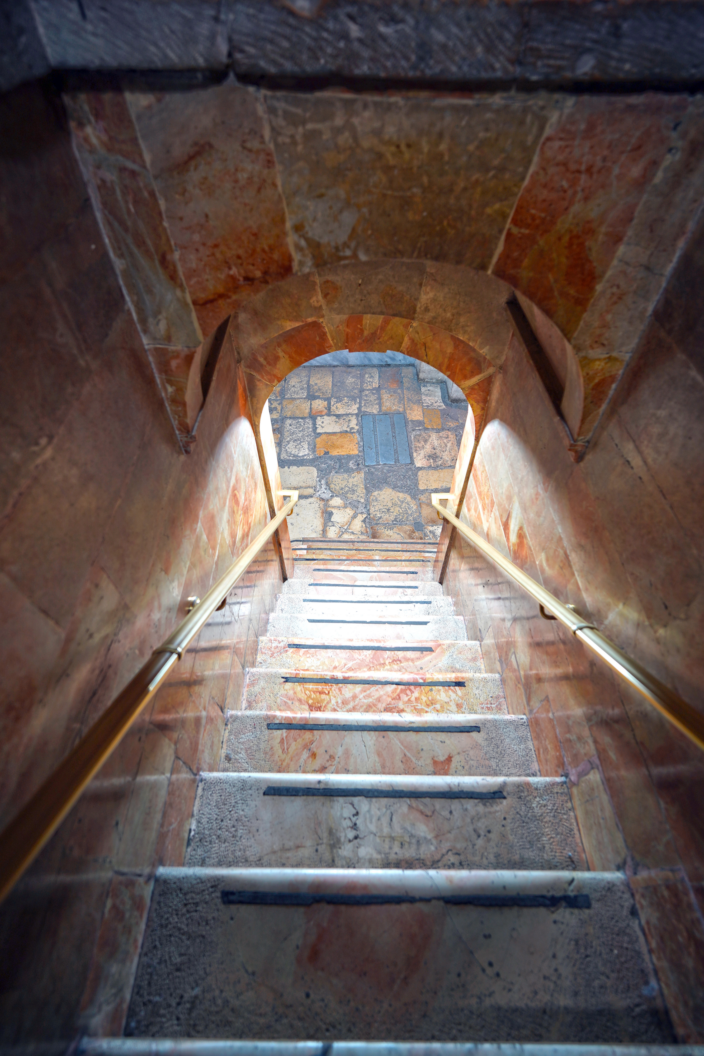 The stairs to Golgotha