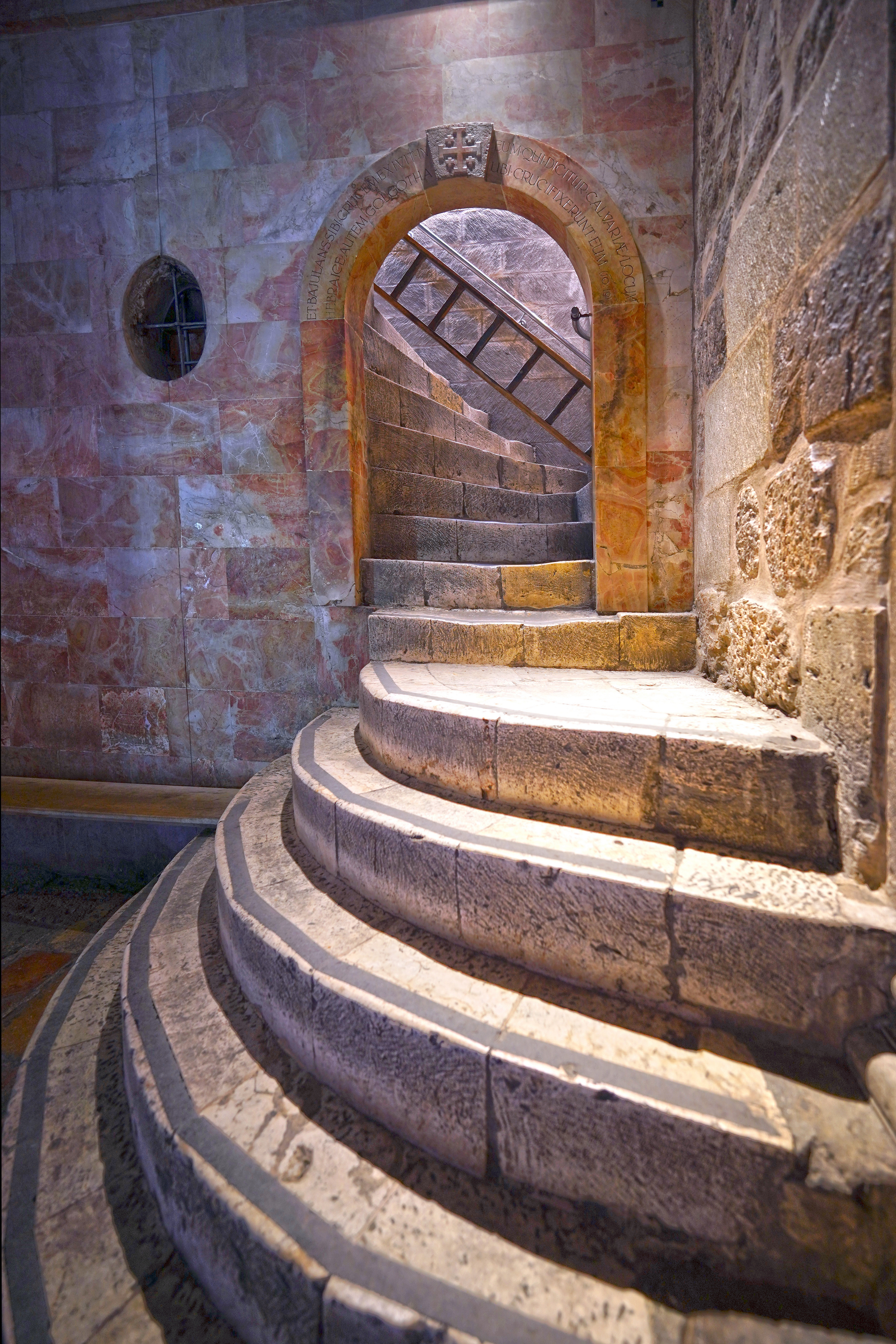 The stairs to Golgotha