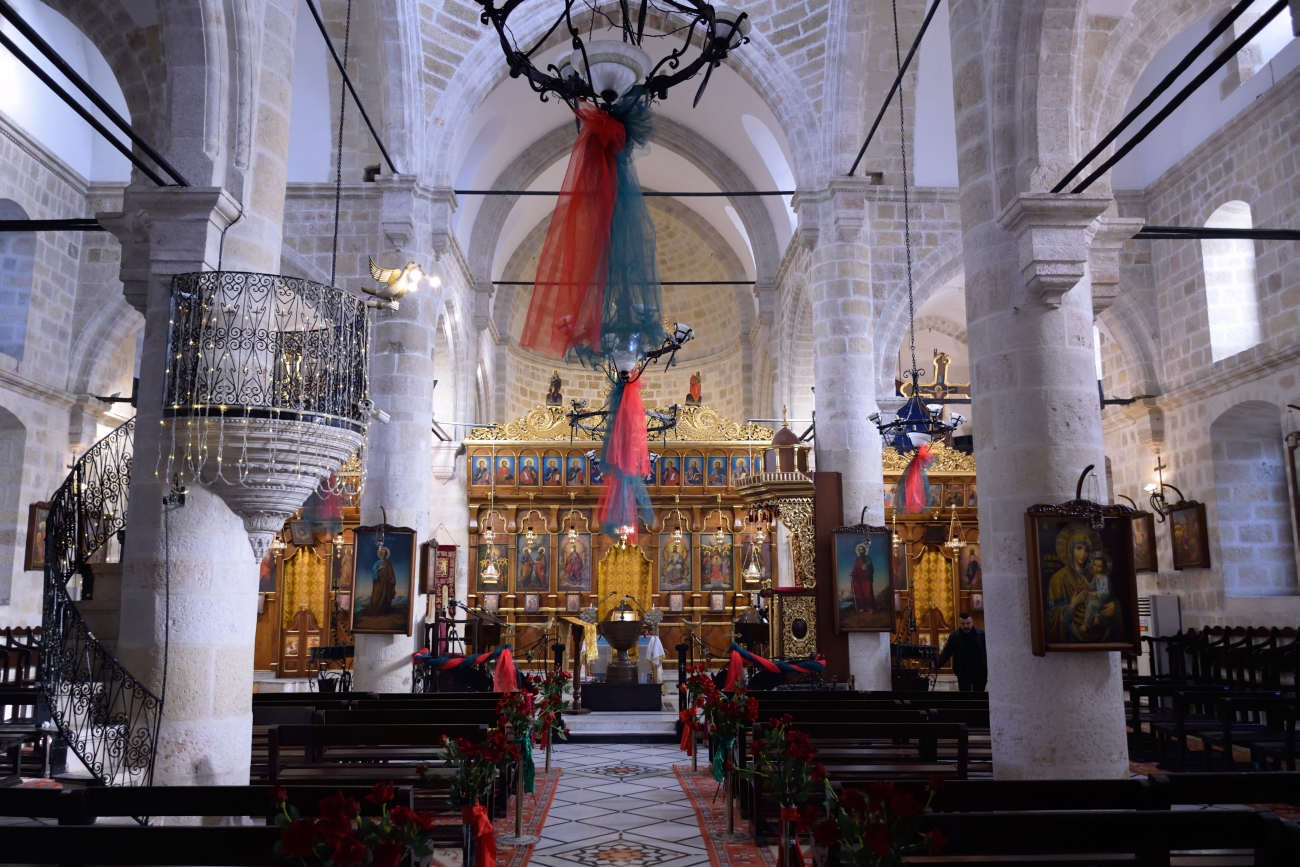 Preparations for Epiphany feast in Antioch, 5th January 2023