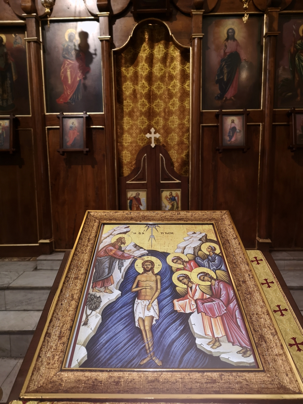 Ikona Epifanii, cerkiew świętych apostołów Piotra i Pawła w Antiochii Syryjskiej, 07.01.2023