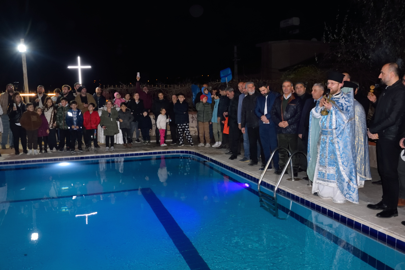 Preaching - the Night of Epiphnay in village As-Suriyye 5/6.01.2023