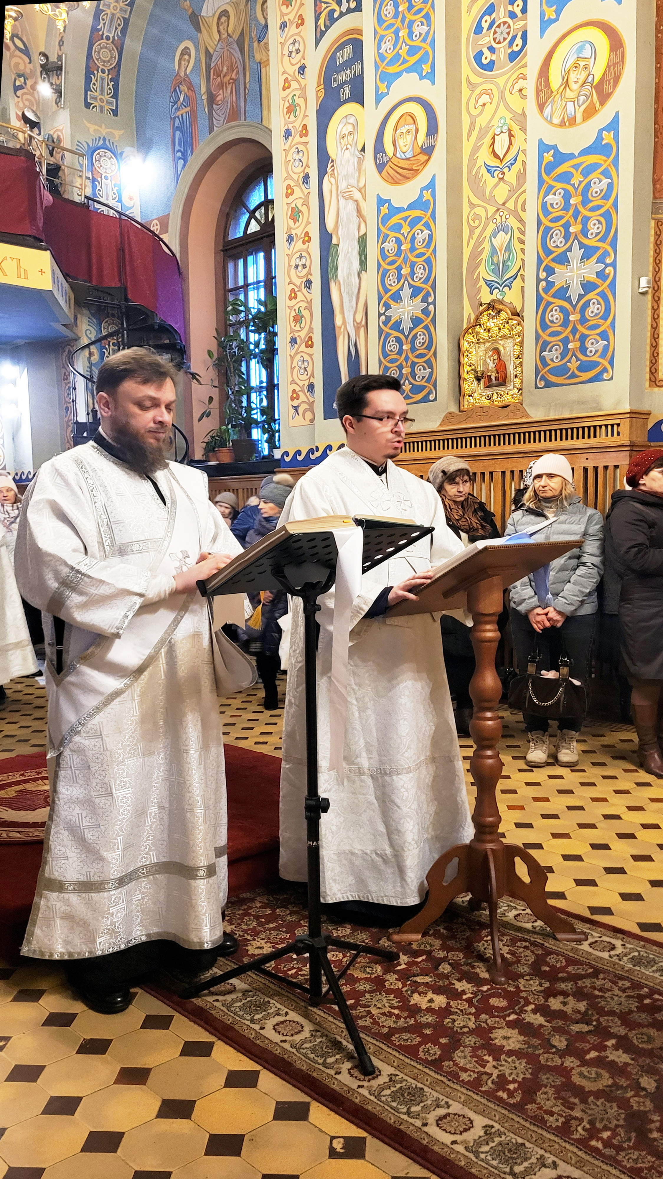 The eve of Baptism of Christ feast in St. Nicholas Cathedral in Białystok
