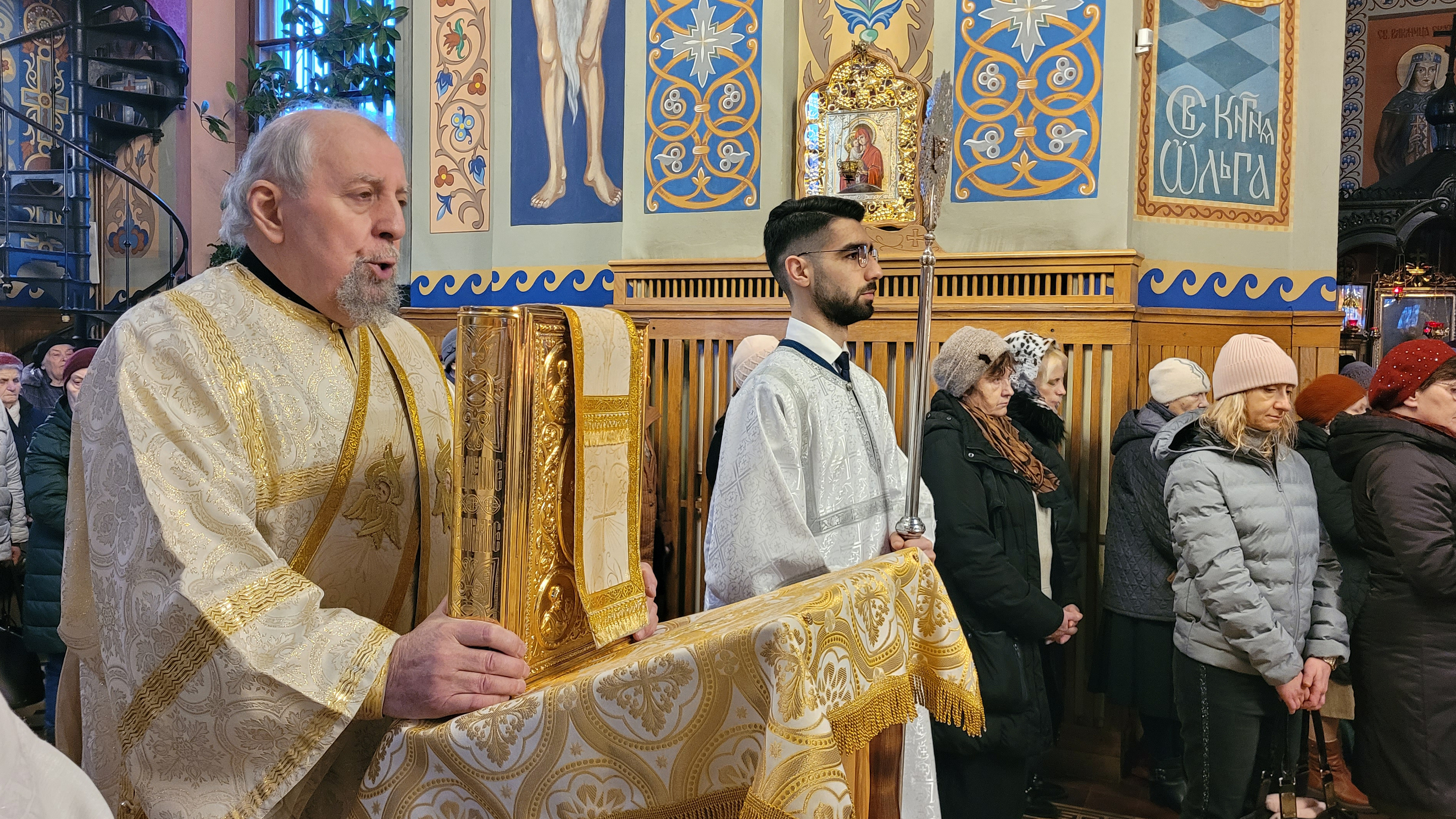 The eve of Baptism of Christ feast in St. Nicholas Cathedral in Białystok