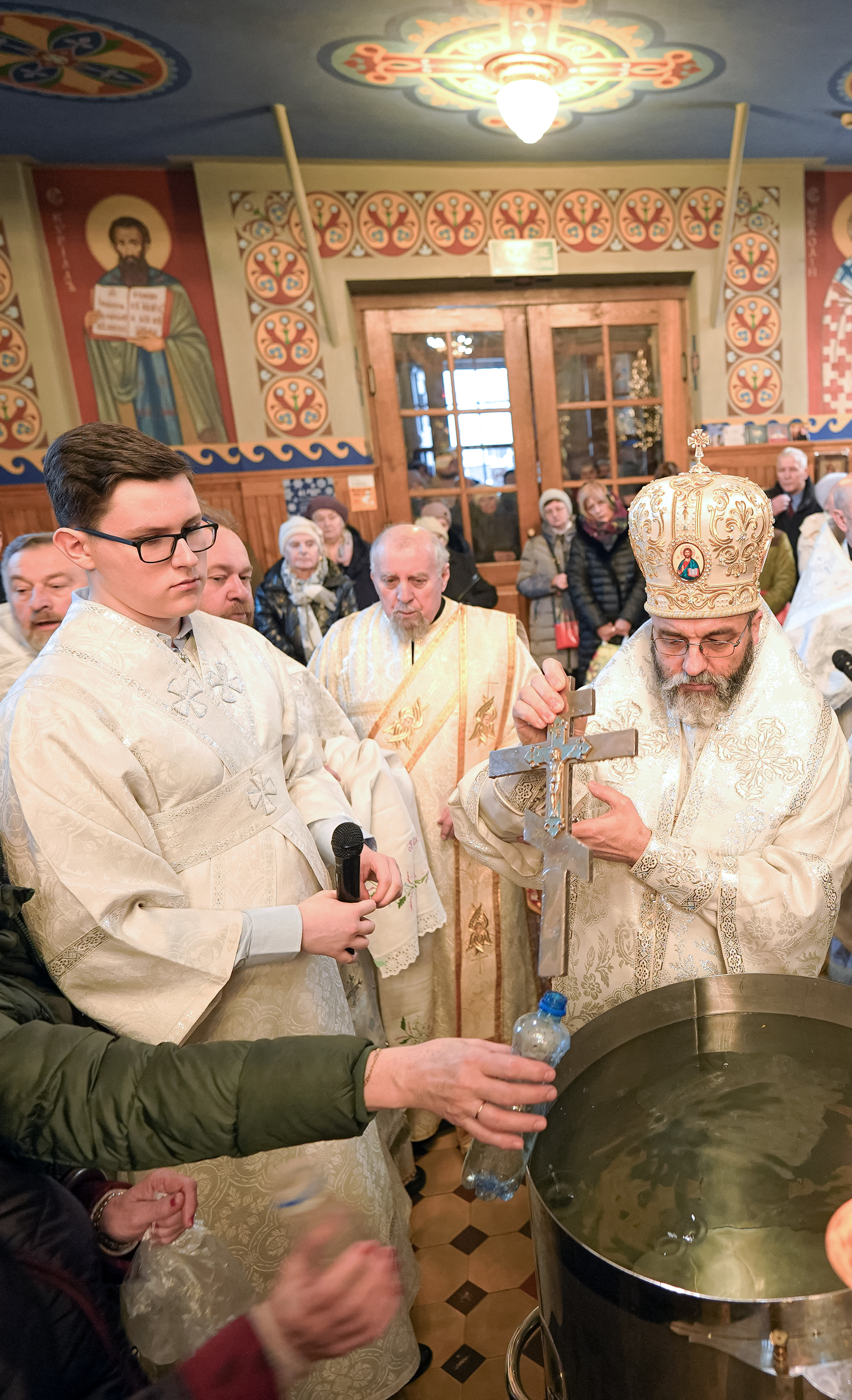 The eve of Baptism of Christ feast in St. Nicholas Cathedral in Białystok