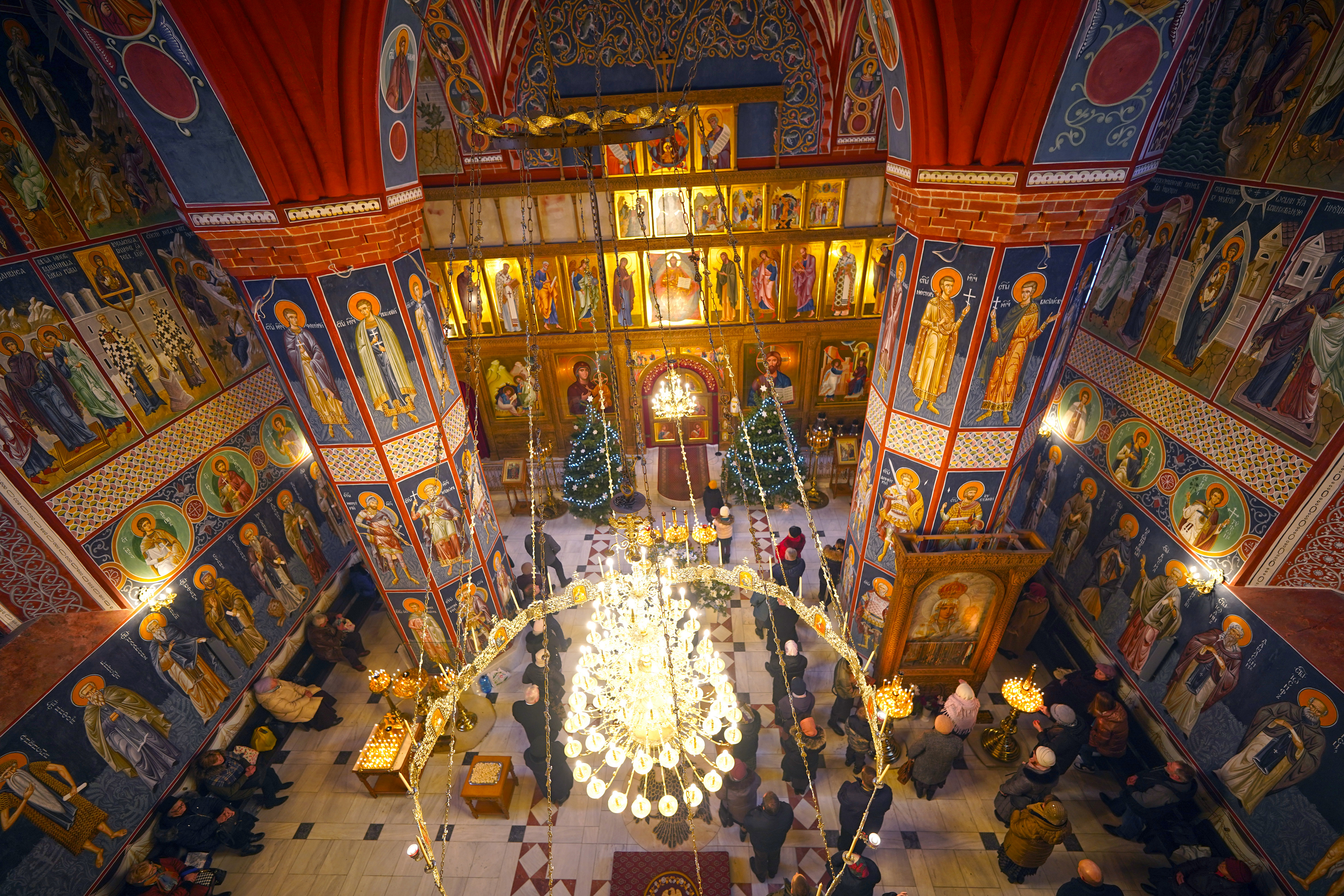 The Christ Baptism feast in Supraśl Monastery