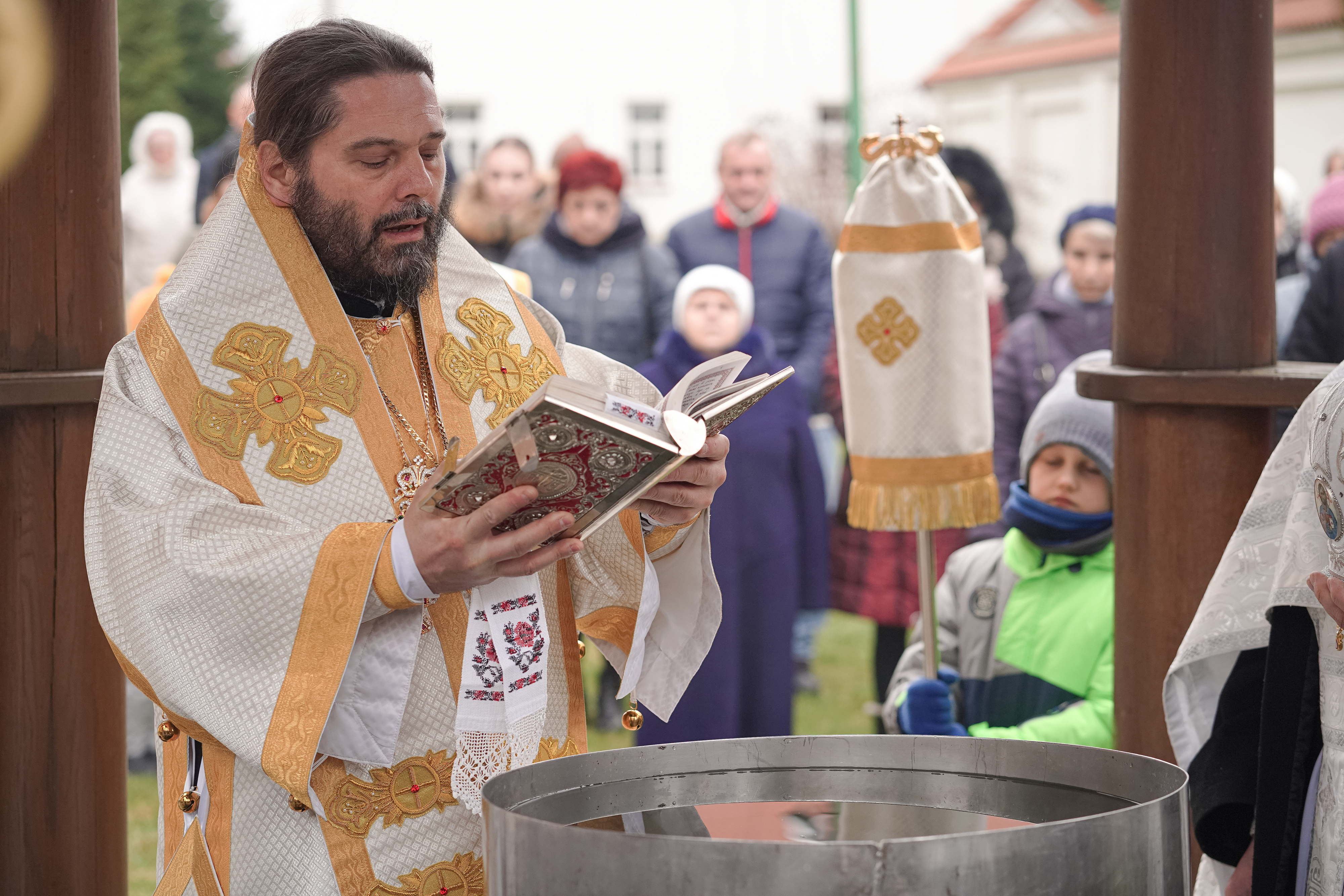 The Christ Baptism feast in Supraśl Monastery