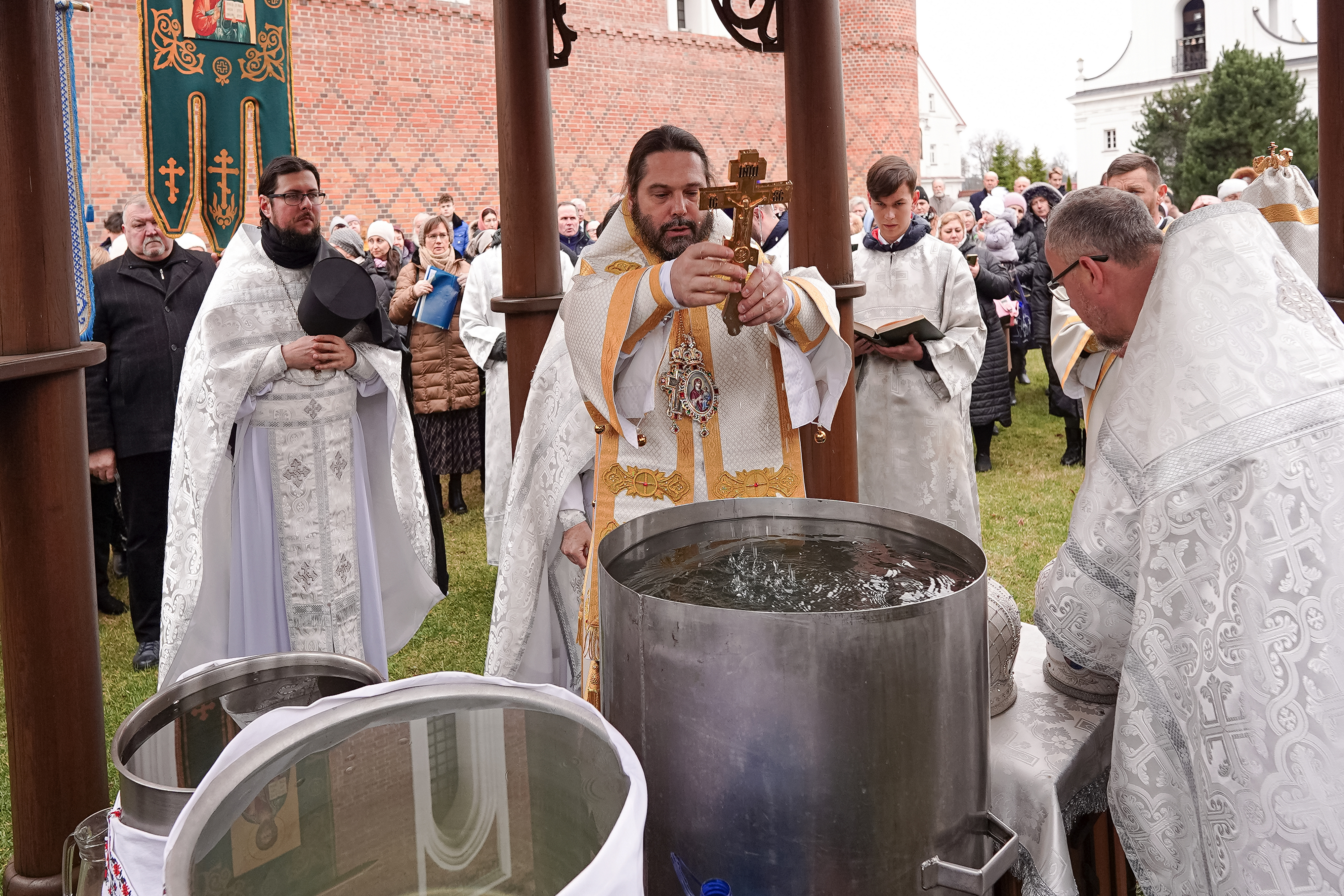 The Christ Baptism feast in Supraśl Monastery