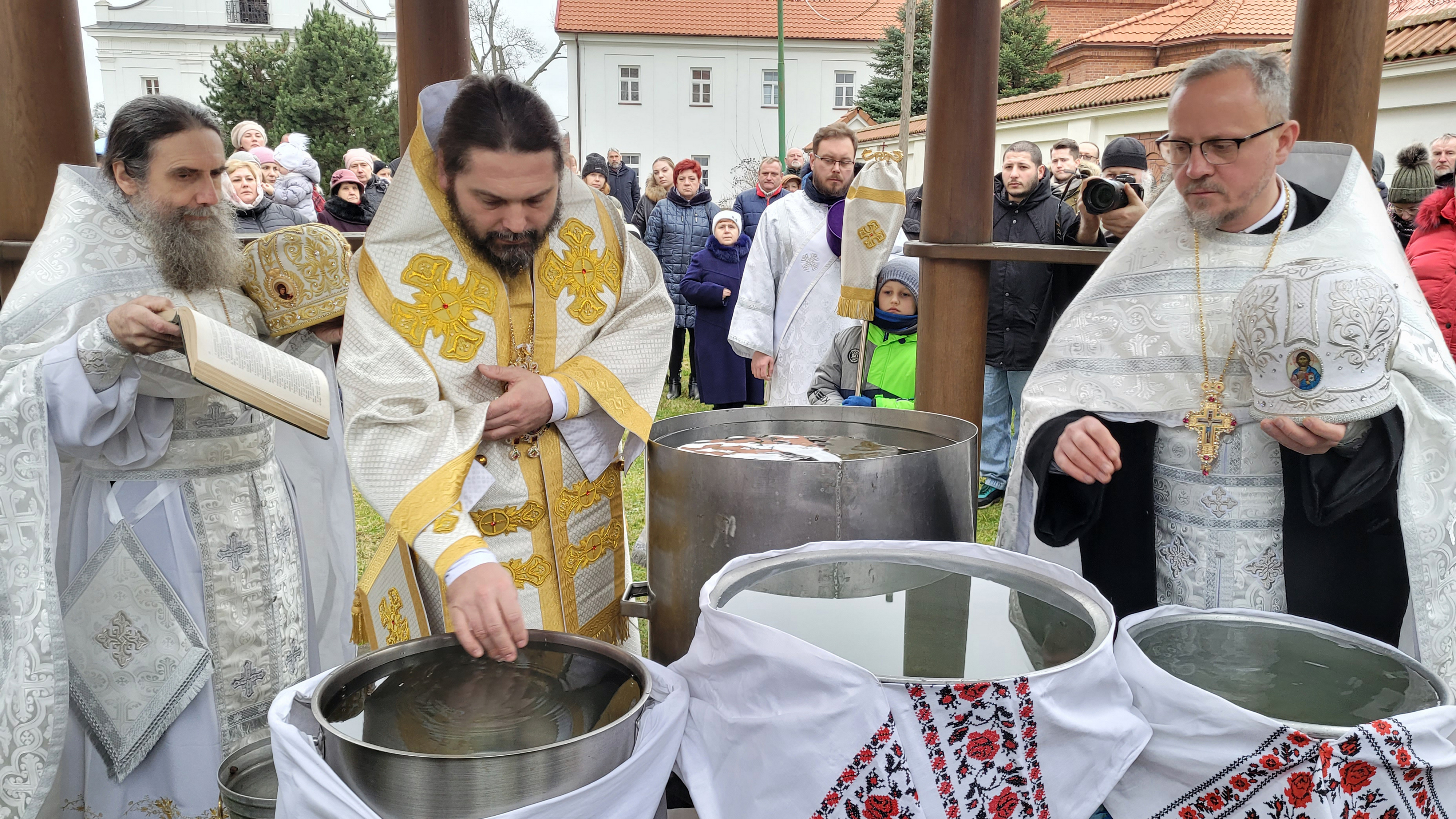 The Christ Baptism feast in Supraśl Monastery