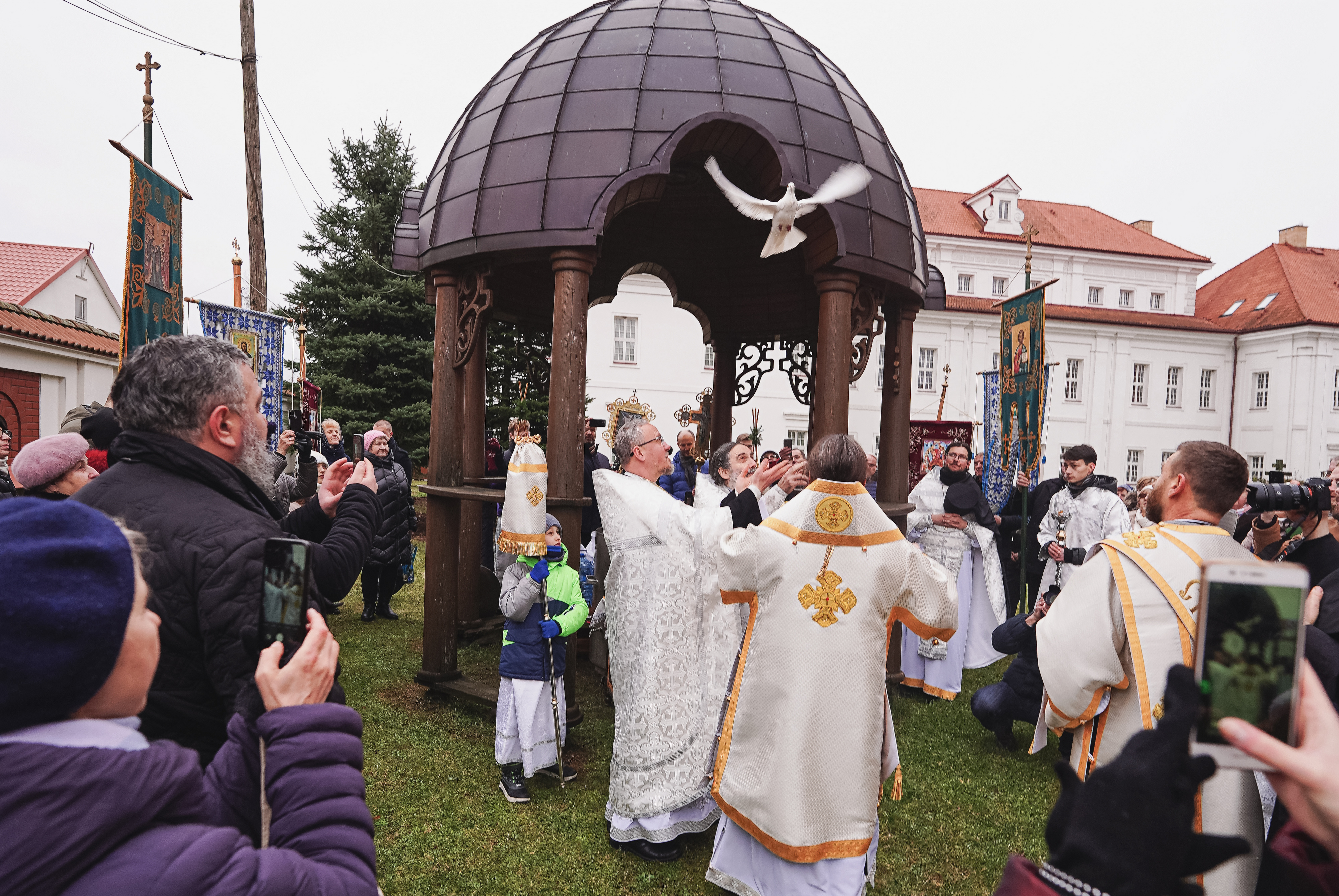 The Christ Baptism feast in Supraśl Monastery